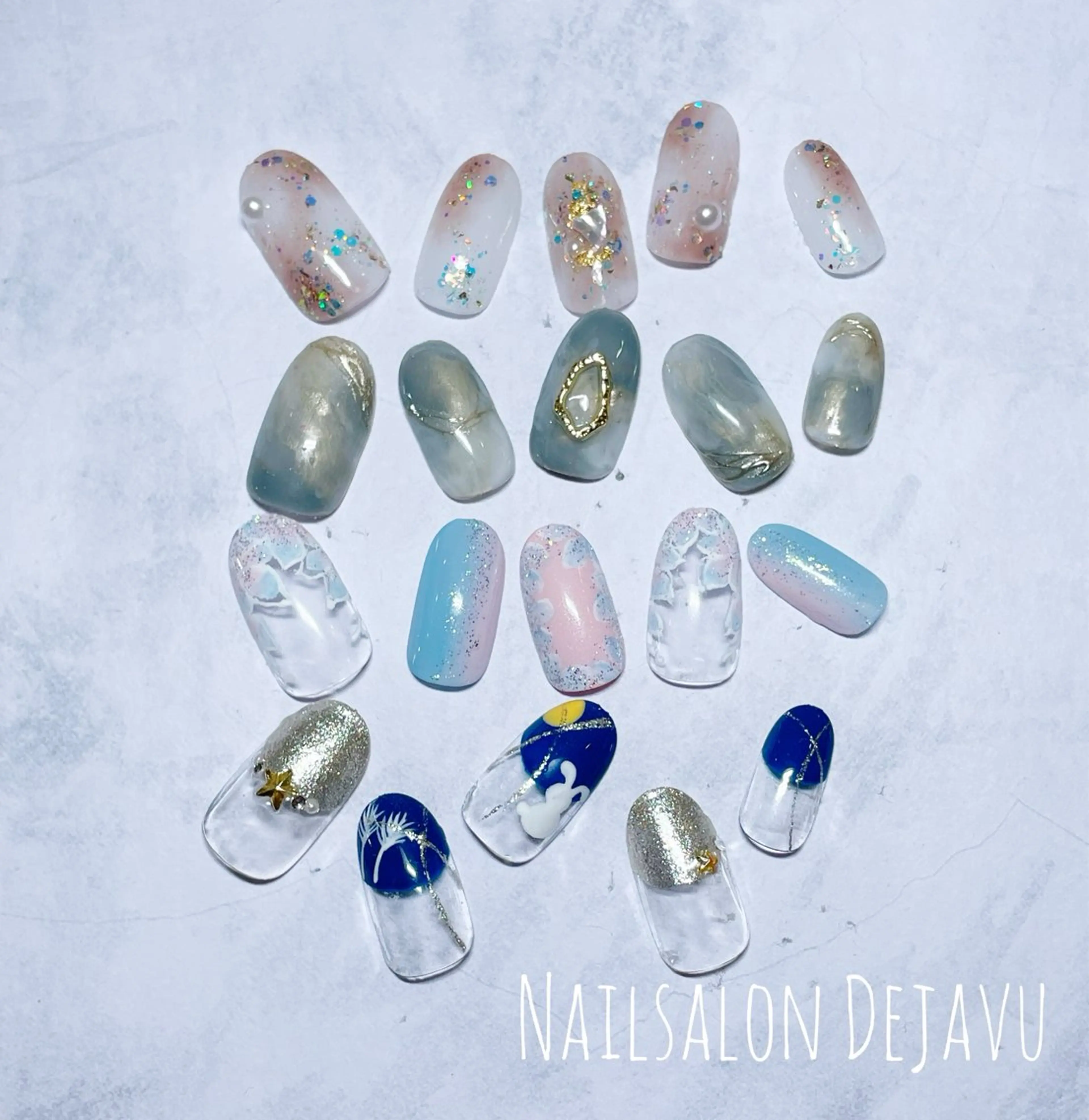 ネイル ハンドネイル Nail salon Dejavu 🌿のネイルデザイン