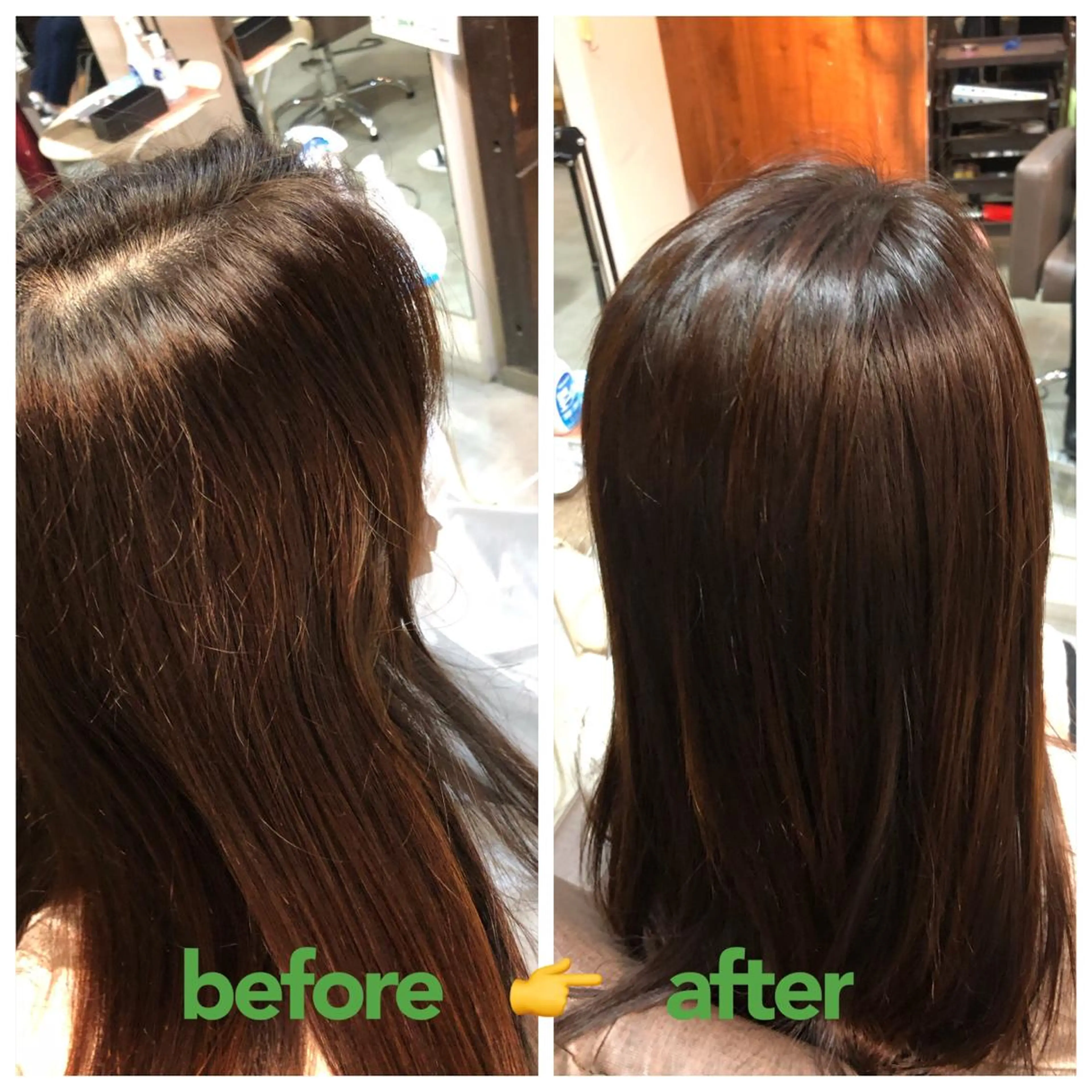 セミロング 縮毛矯正 木村 幸浩のヘアスタイル