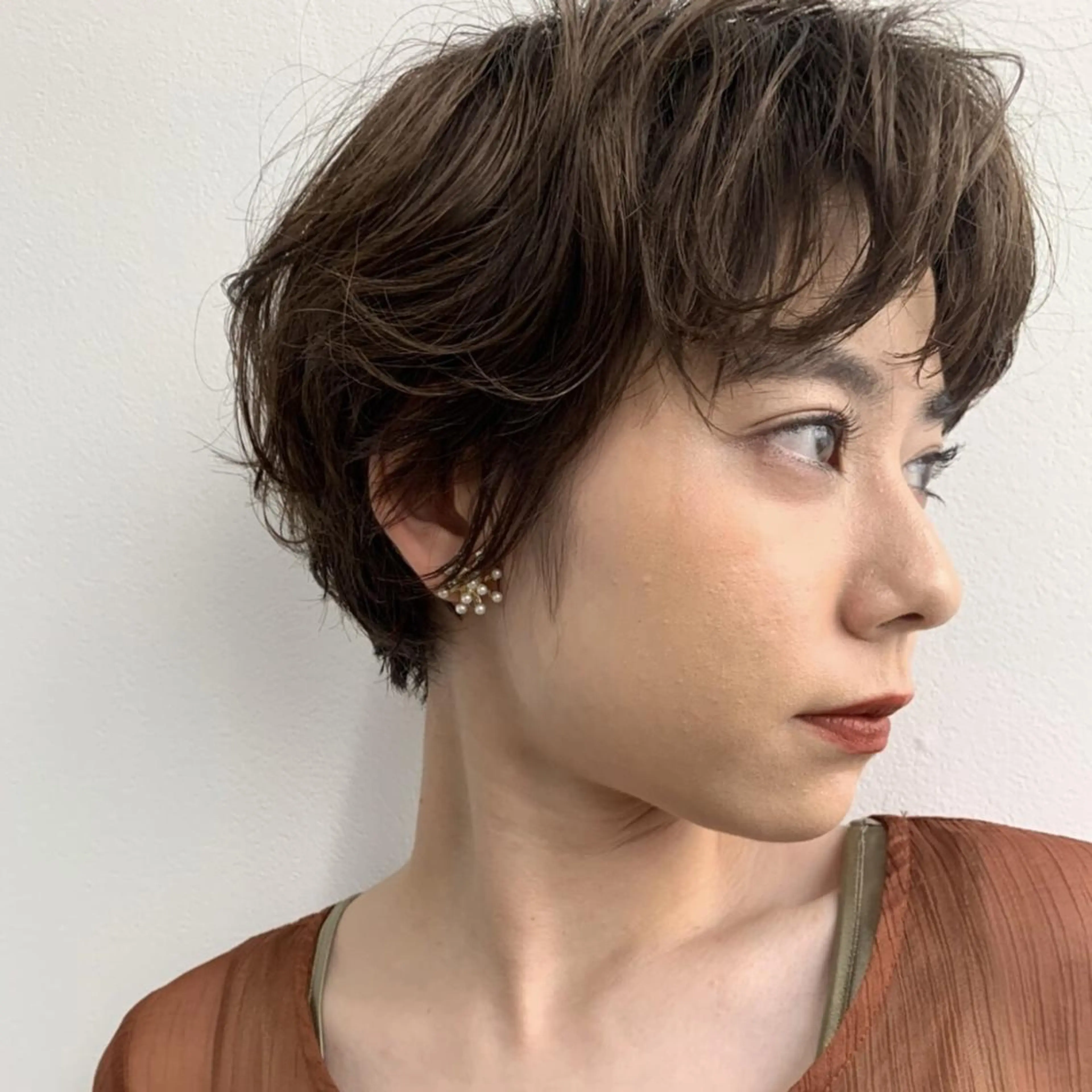 ミディアム ヘアアレンジ ミディアムパーマ ボブ ハイライト 髪質改善 縮毛矯正 オーダー  府中のヘアスタイル