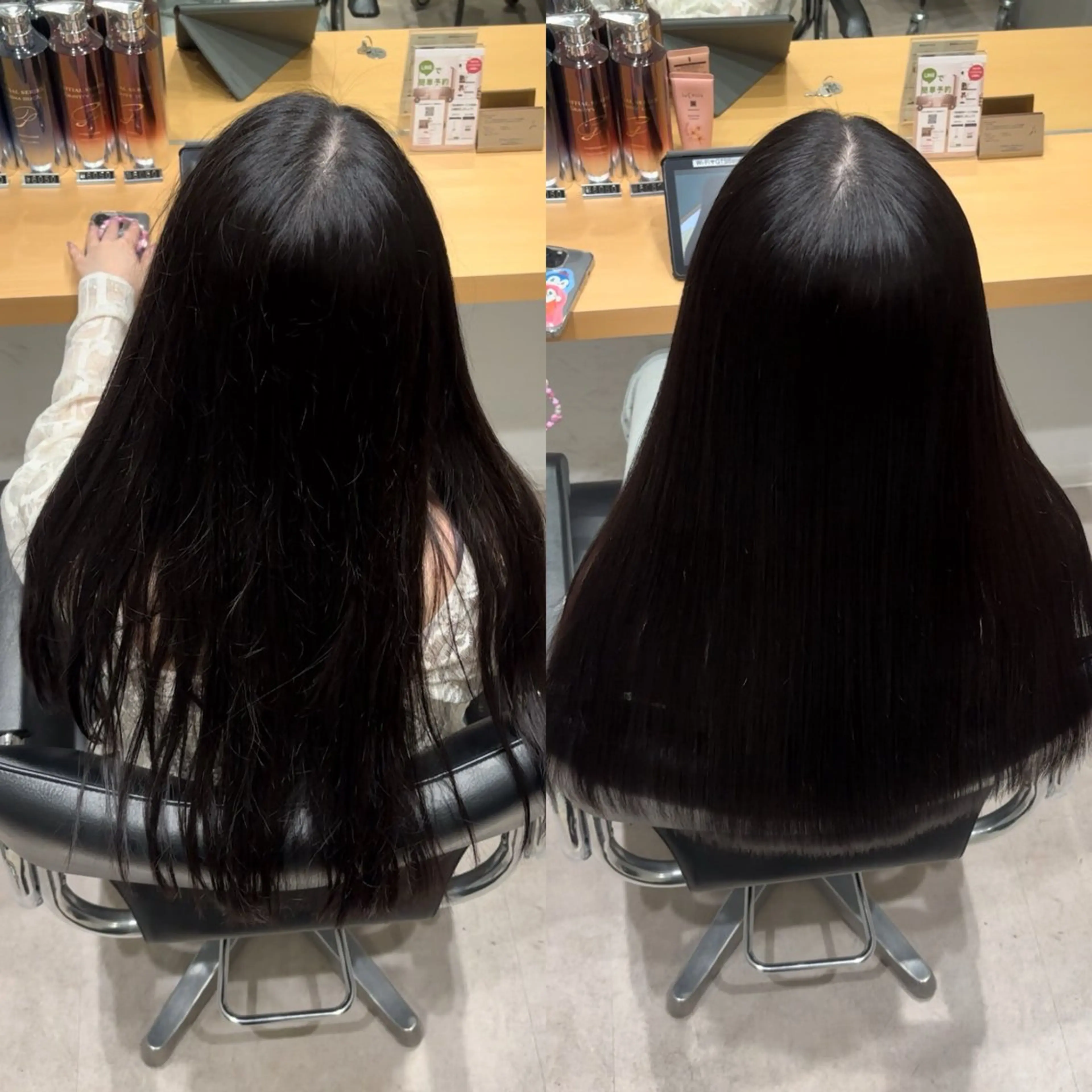 セミロング 髪質改善 トリートメント トリートメント ヘッドスパ 髪質改善ヘアケア 艶髪特化/上田のヘアスタイル