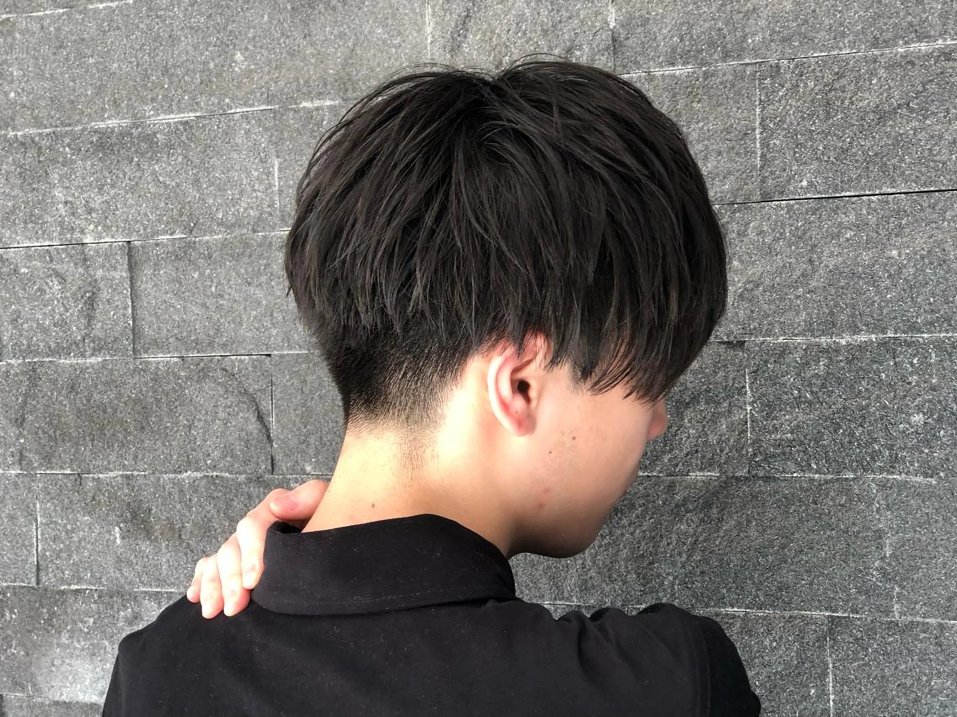 メンズ フェードカット マッシュ カット 及川 祐輔のヘアスタイル