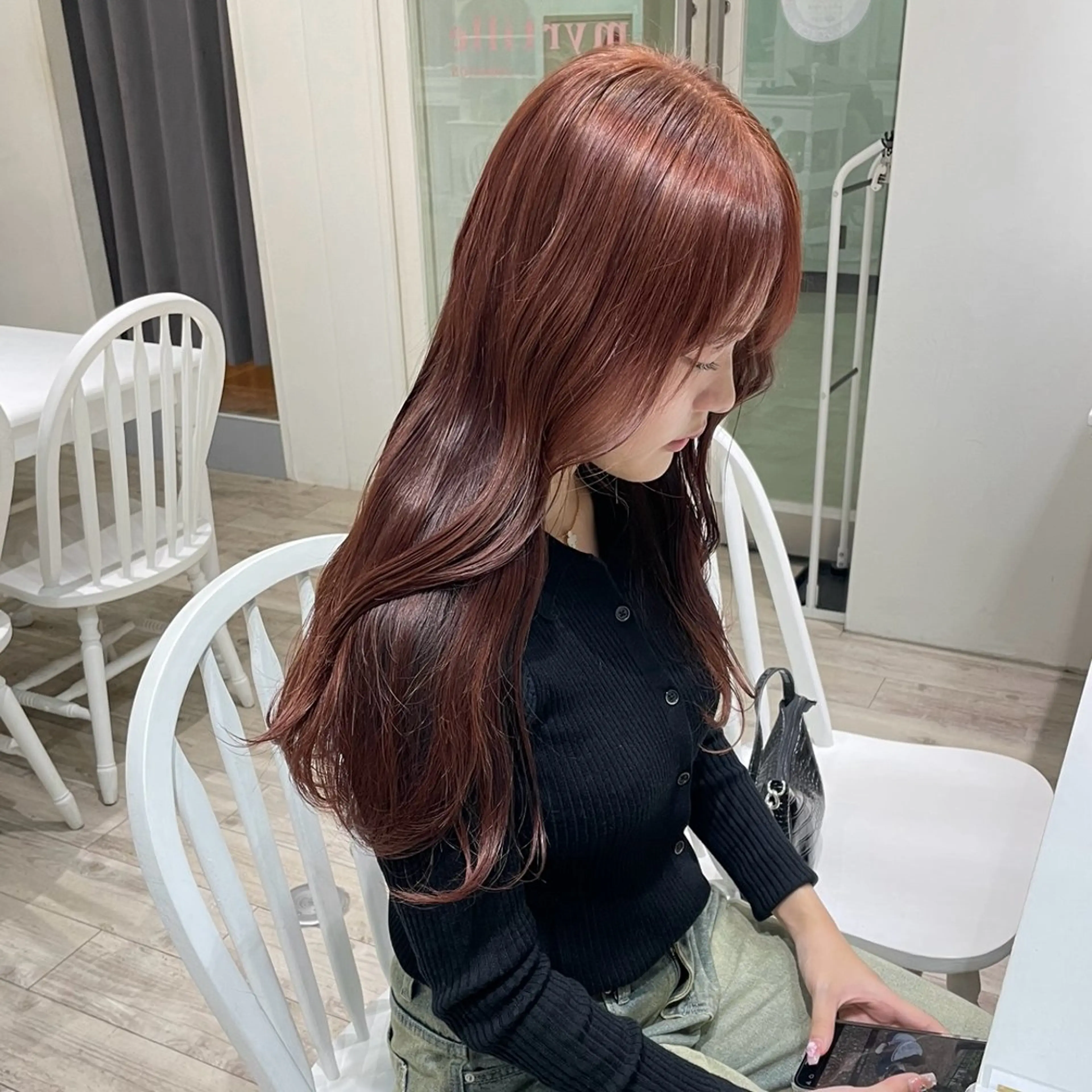 【❤️‍🔥迷ったらコレ“人気No. 1”❤️‍🔥】透明感たっぷり✨イルミナカラー＋7種トリートメント付き🧴の写真