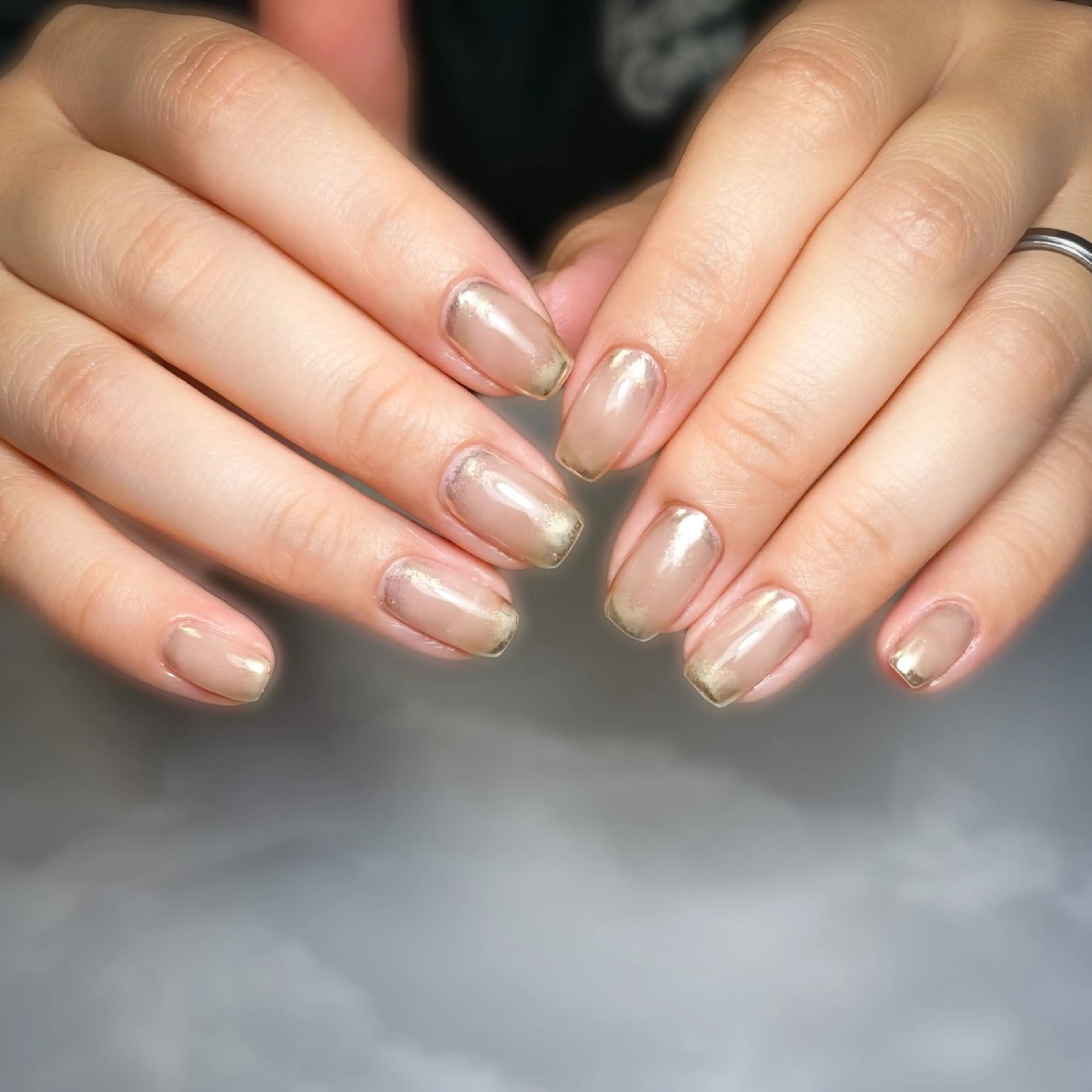 ネイル ミラーネイル ニュアンスネイル ハンドネイル &.nail/ ニュアンス/持込み可のネイルデザイン