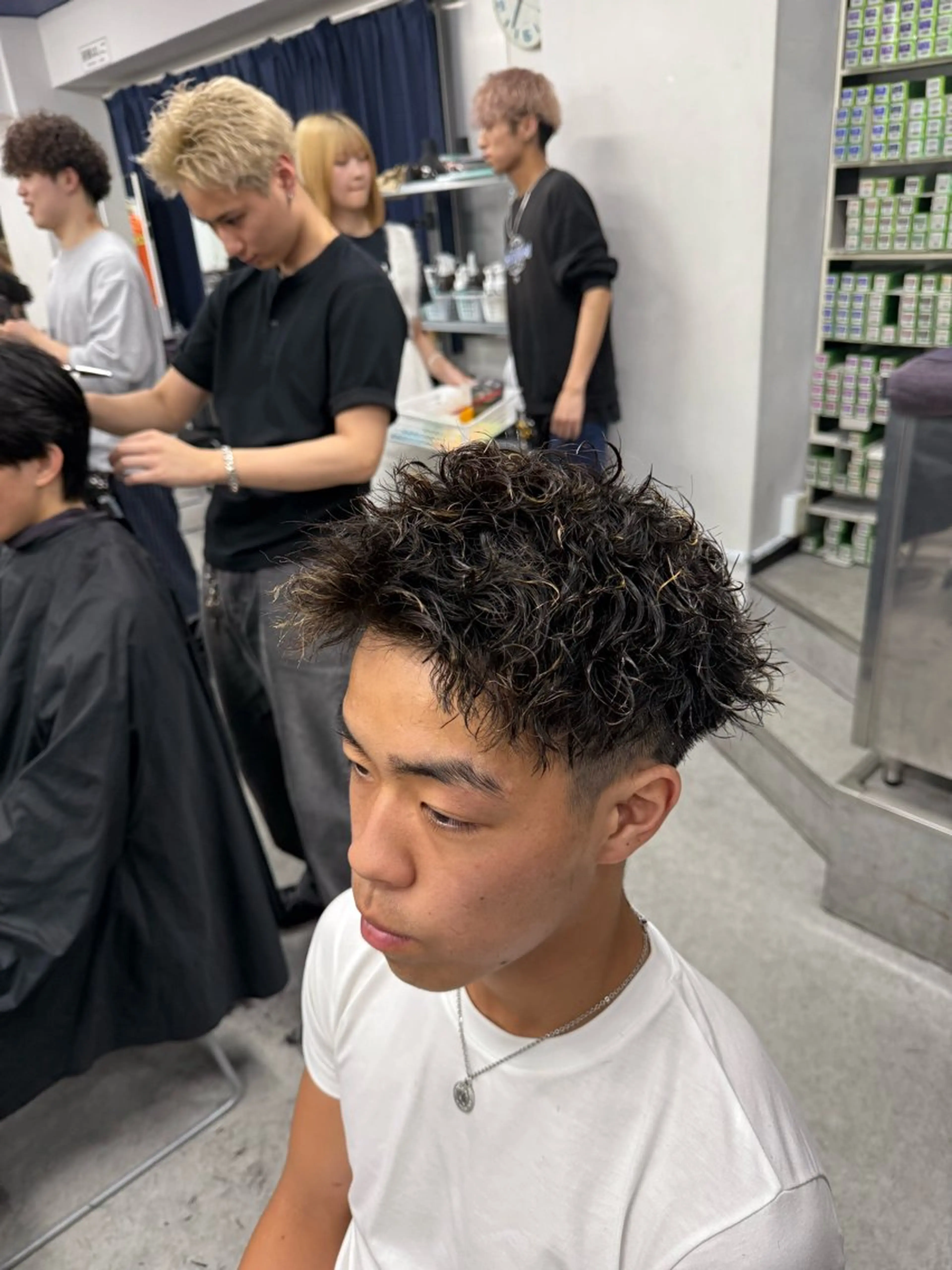 パーマ メンズ クラシックスタイル 💈鈴木洵誠のヘアスタイル