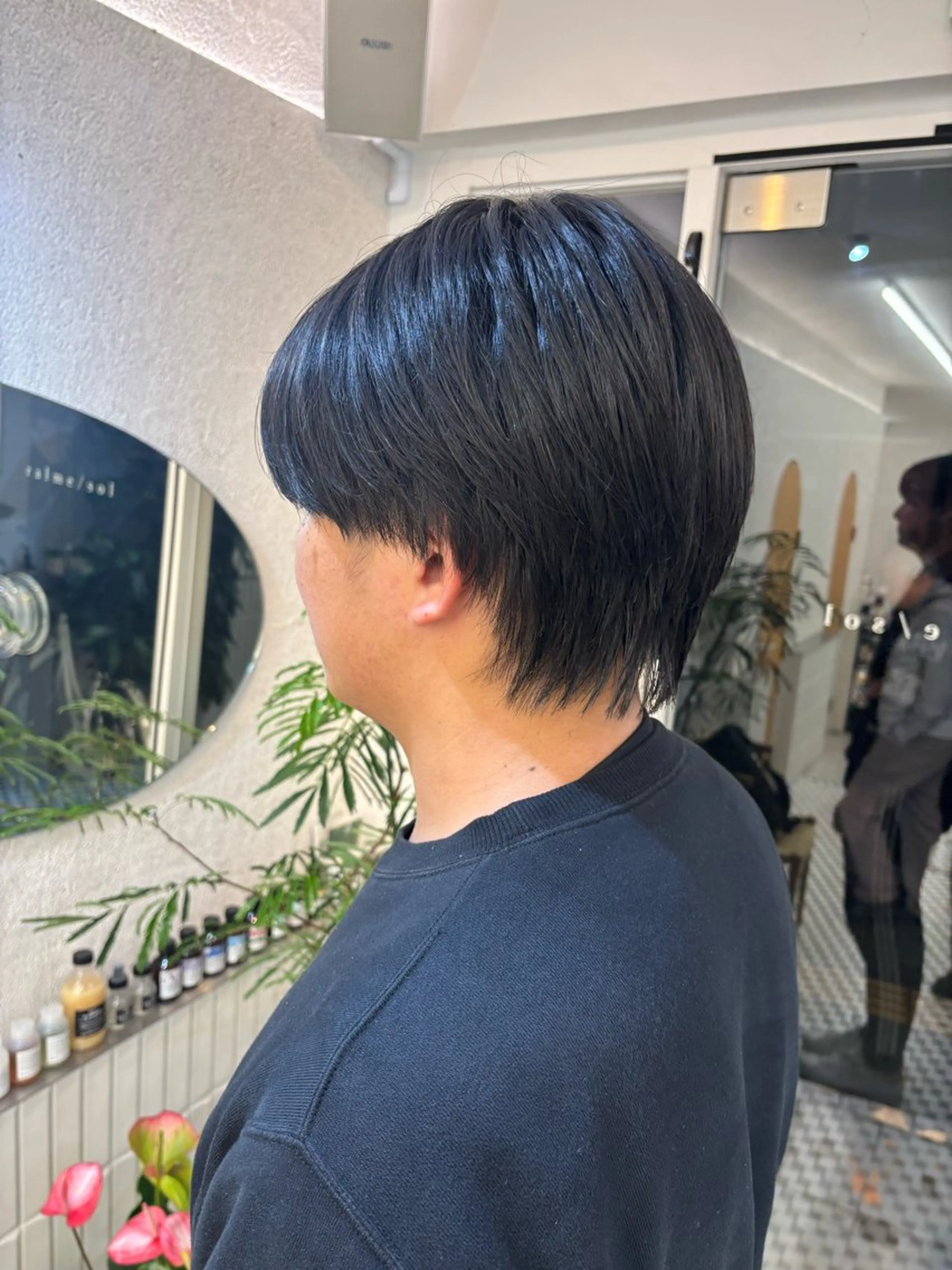 ショート リン🔔ボブ cut 柔らかベージュ🤎のヘアスタイル