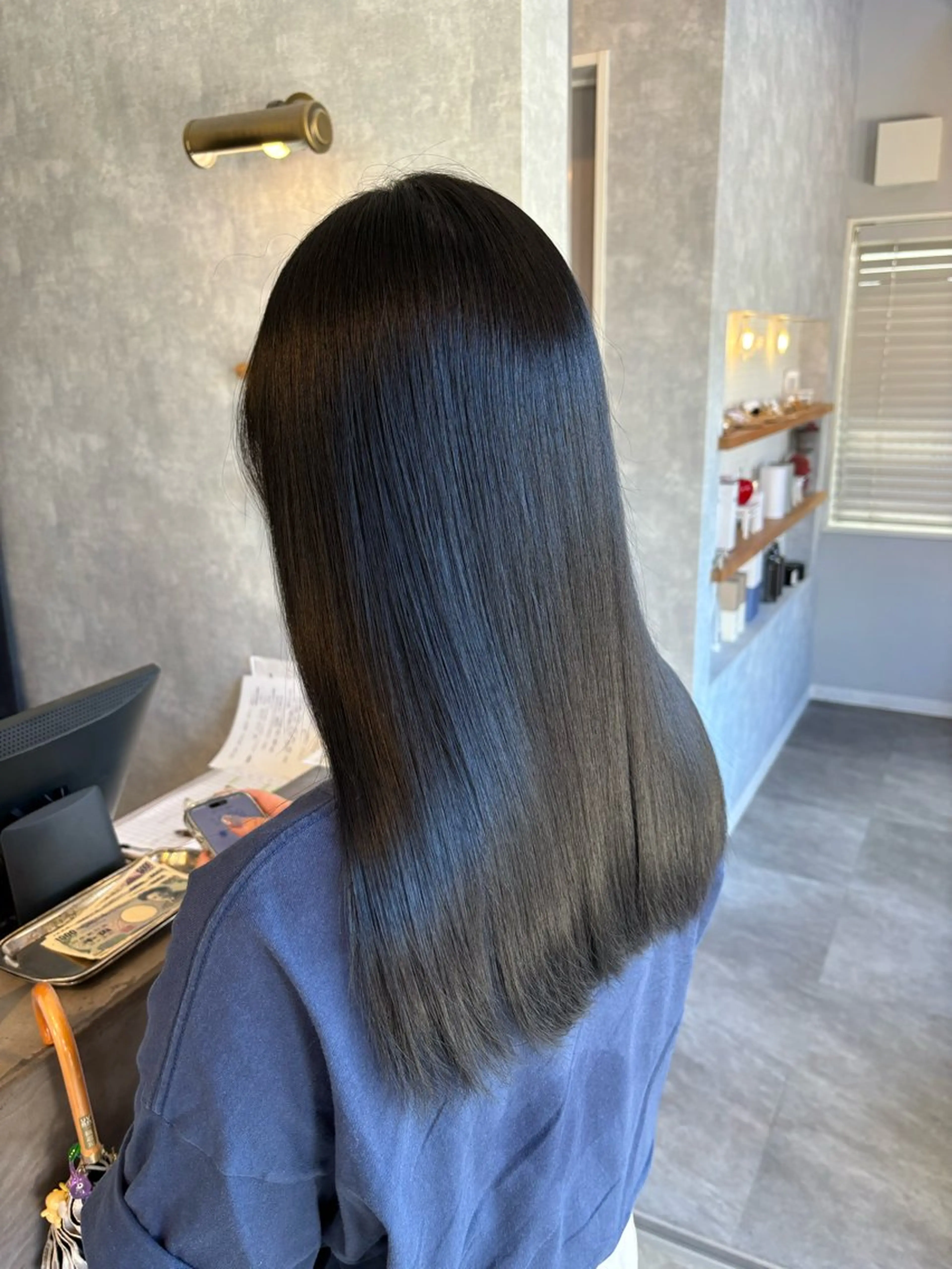 セミロング カラー 縮毛矯正 Matsubara asuka  ☪︎のヘアスタイル