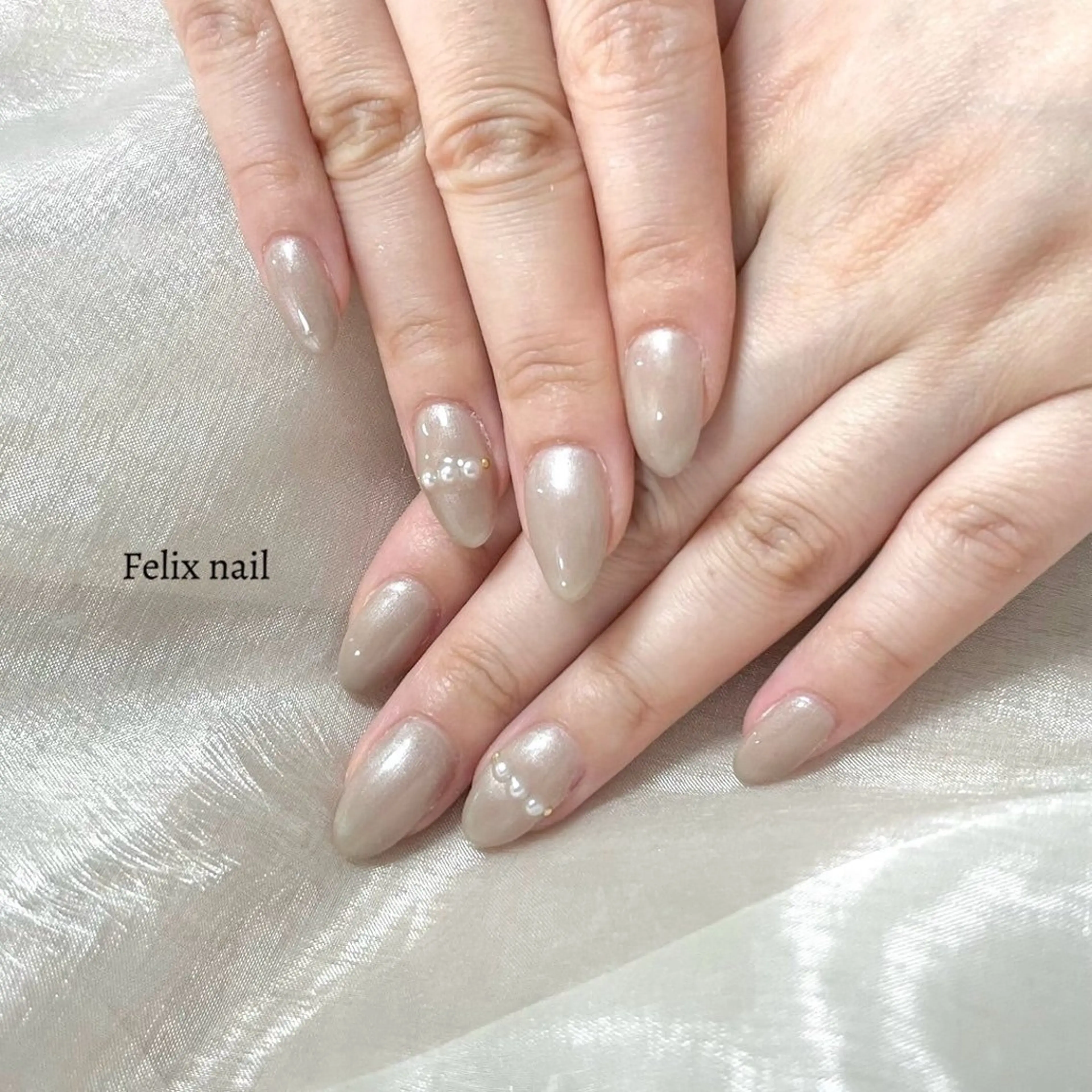 ネイル オフィスネイル ハンドネイル フェリックスネイル 大人綺麗/トレンドのネイルデザイン