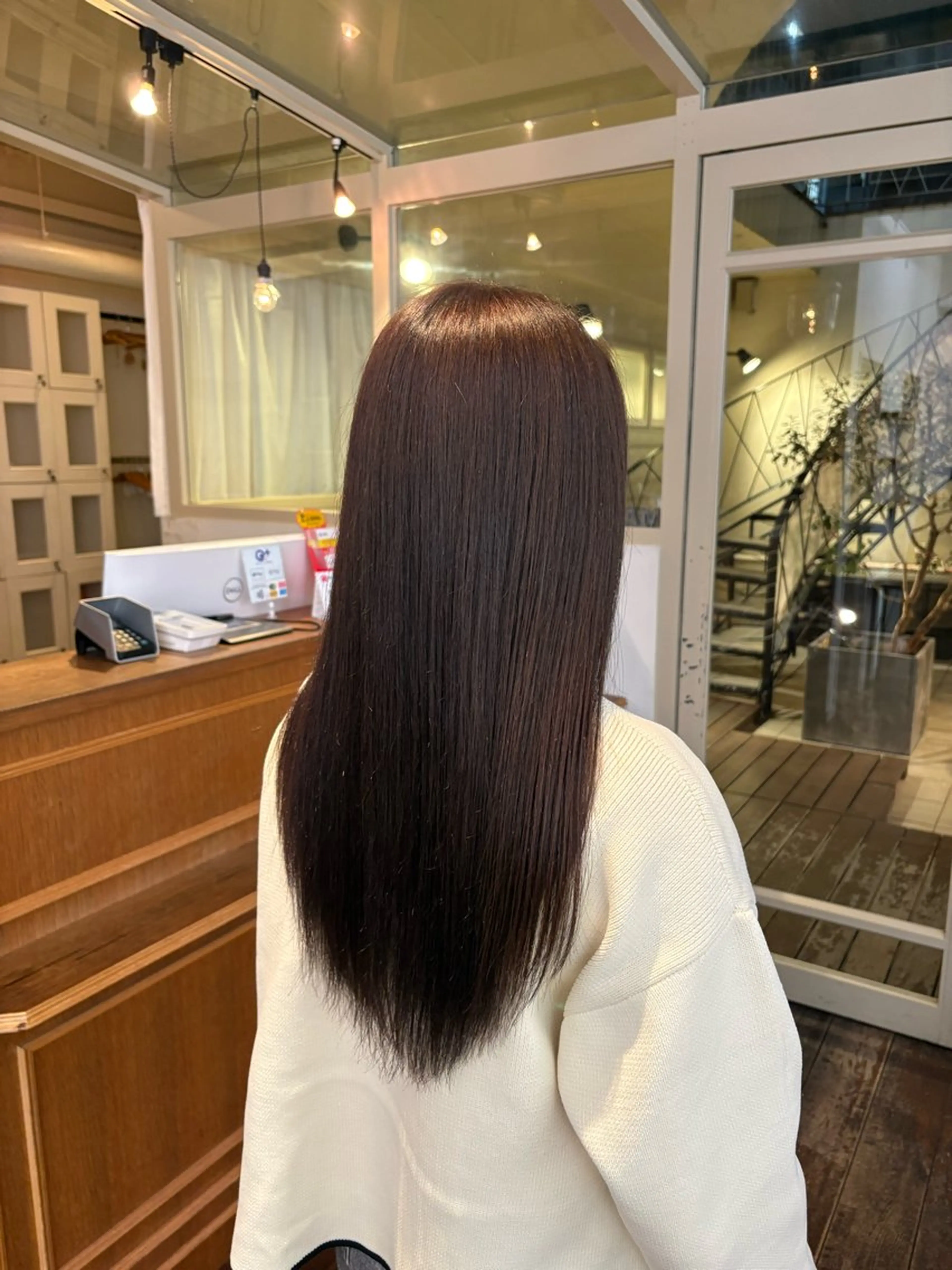 ロング カラー ベージュカラー ヘアカラー トリートメント Make's表参道 らら🌼のヘアスタイル