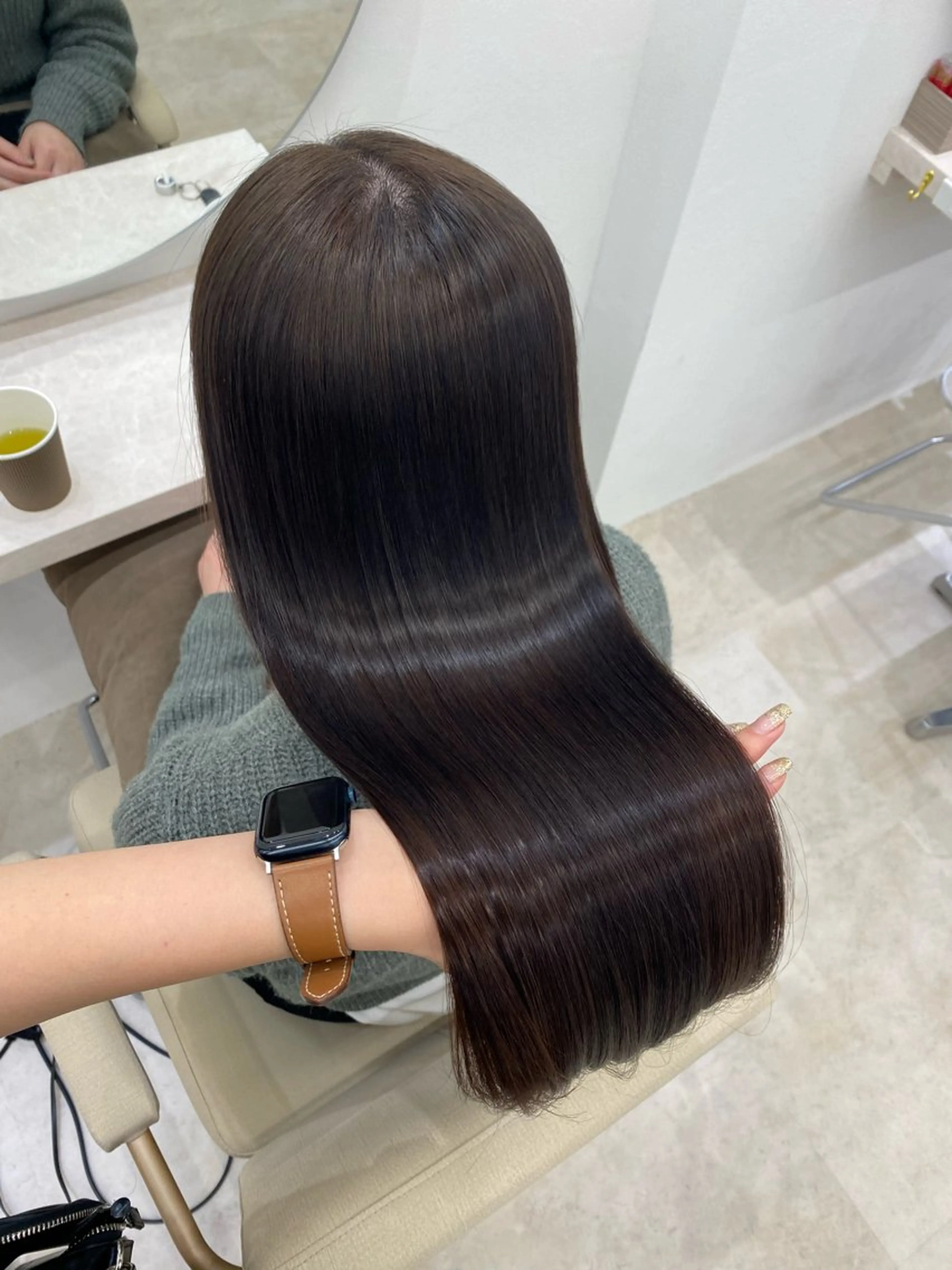 ロング 艶髪/縮毛矯正/ Core mikuaのヘアスタイル