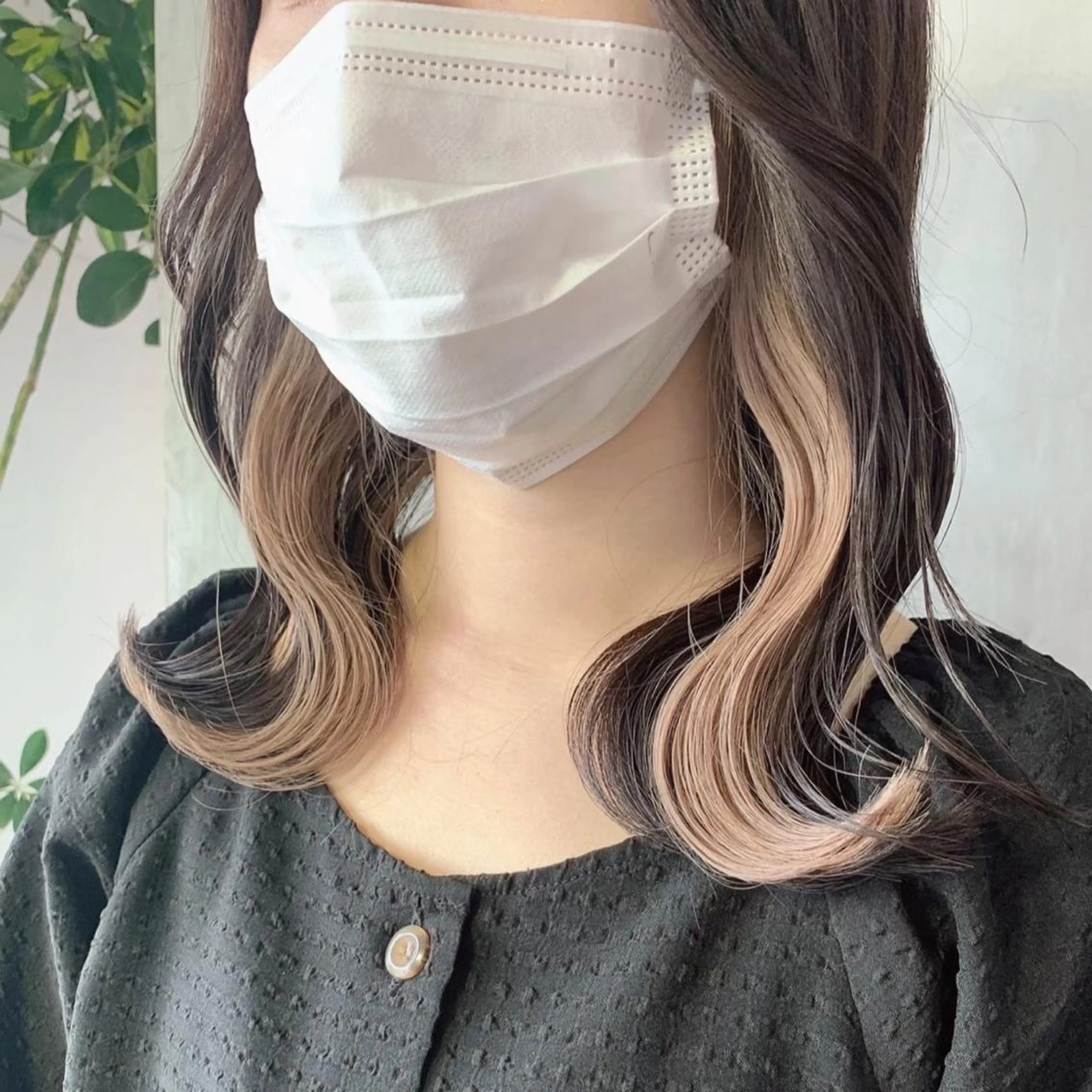 ミディアム 【縮毛矯正髪質改善】 中山健太のヘアスタイル