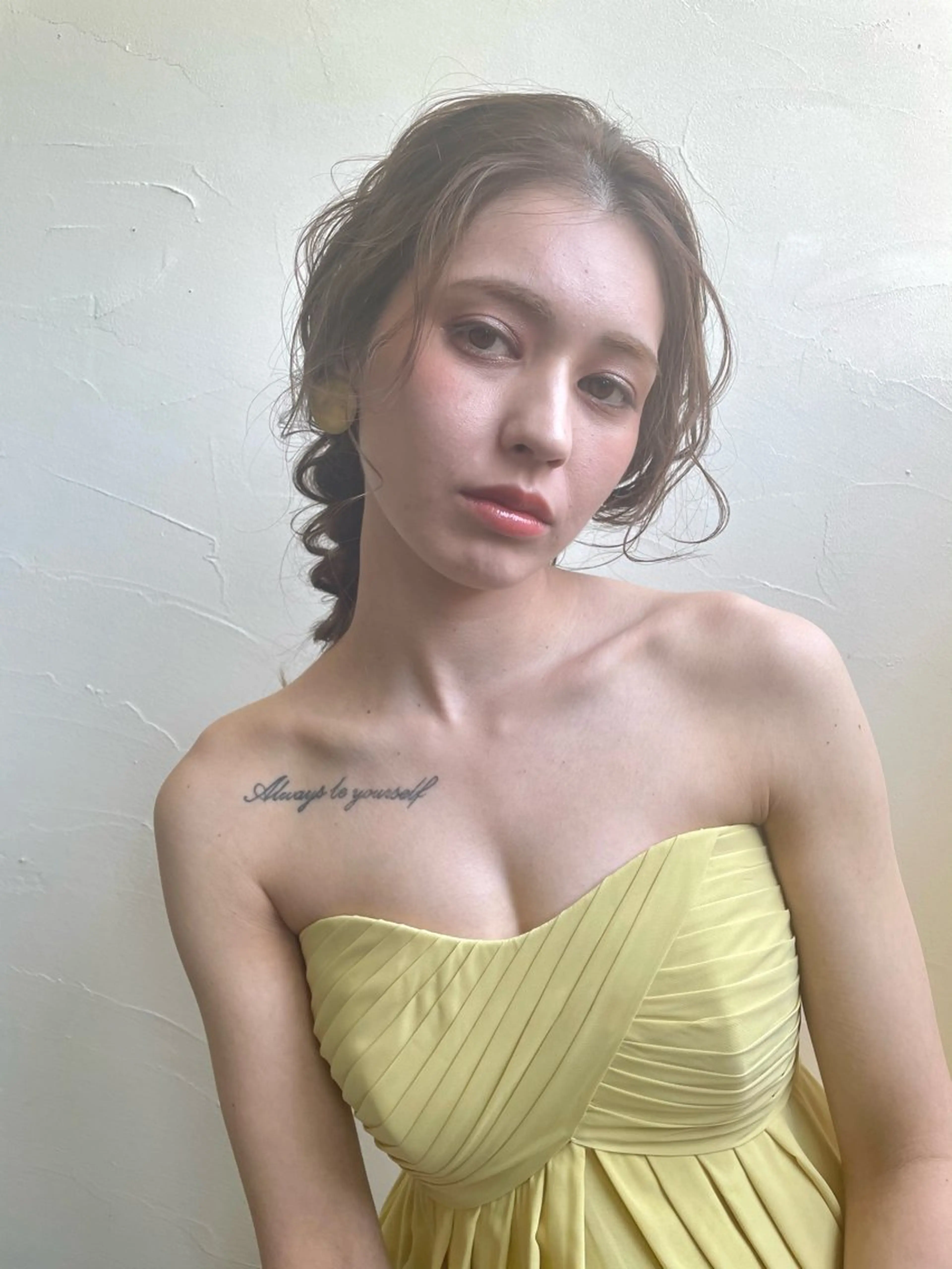 ヘアアレンジ ルプラボウ/日野 /ショート/レイヤーのヘアスタイル