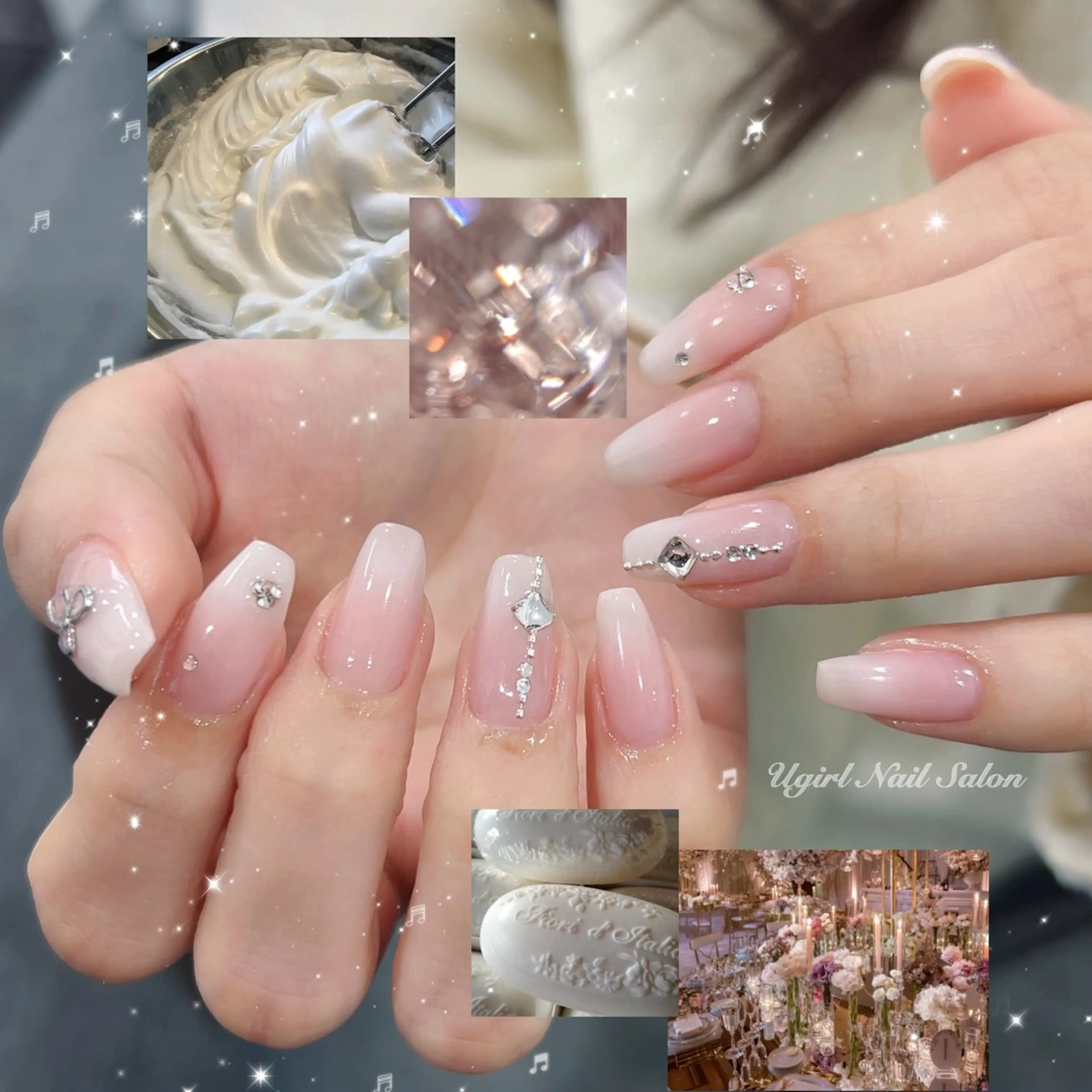 ネイル ハンドネイル 🪄mimi🎀 Midori🪽のネイルデザイン