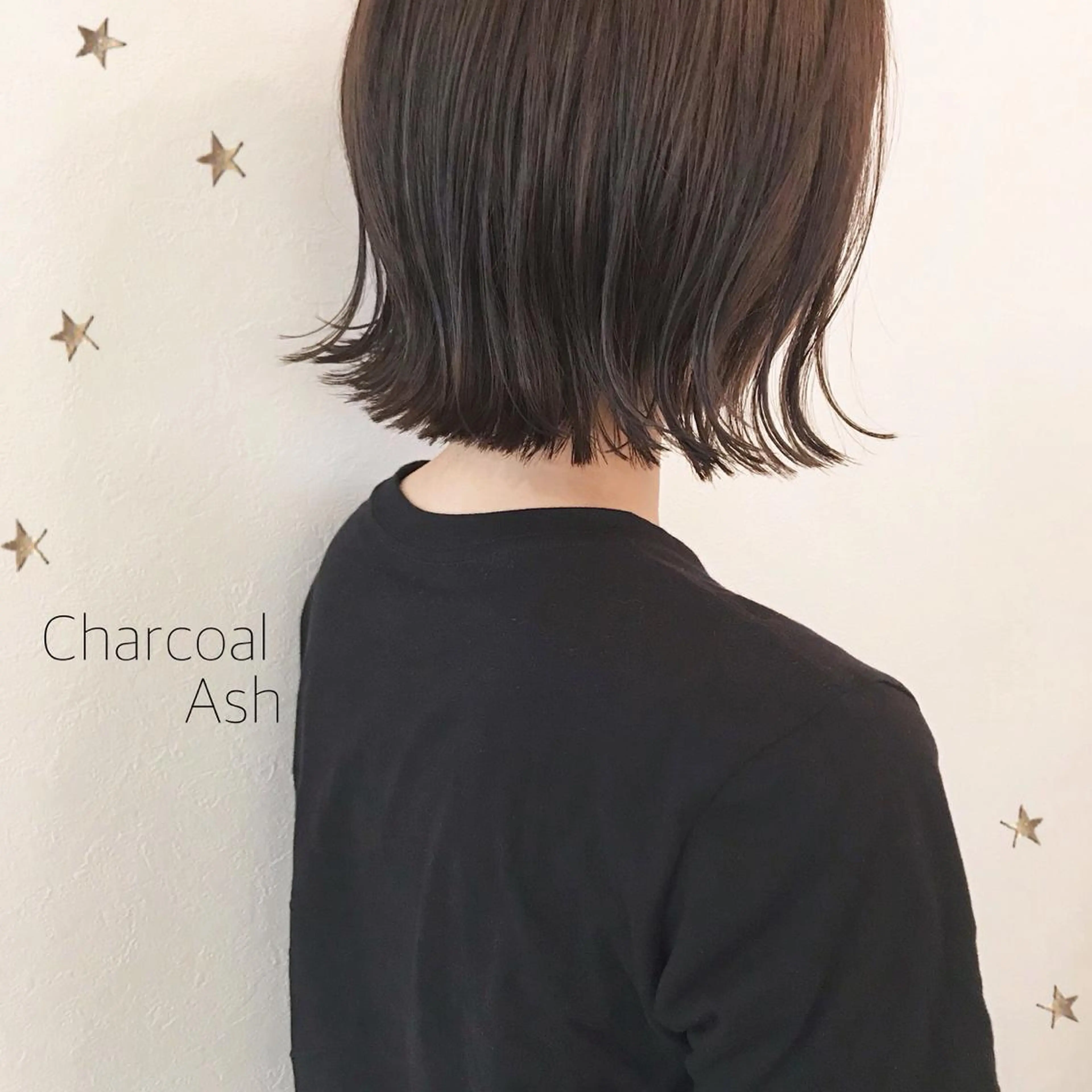 ミディアム カラー 市川 千夏のヘアスタイル