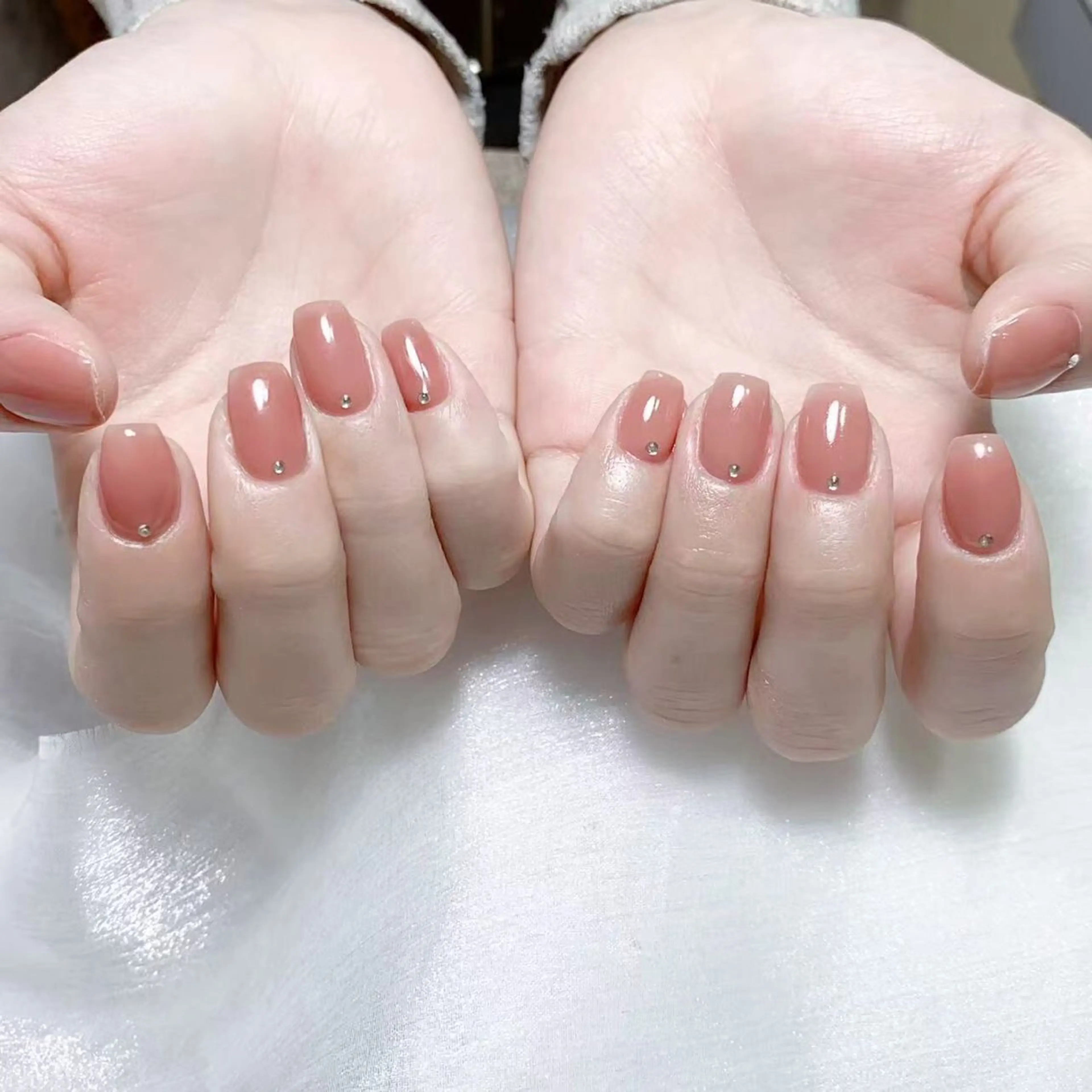 メンズ ネイル ストーンネイル ハンドネイル NAILサロン 木にいるのネイルデザイン