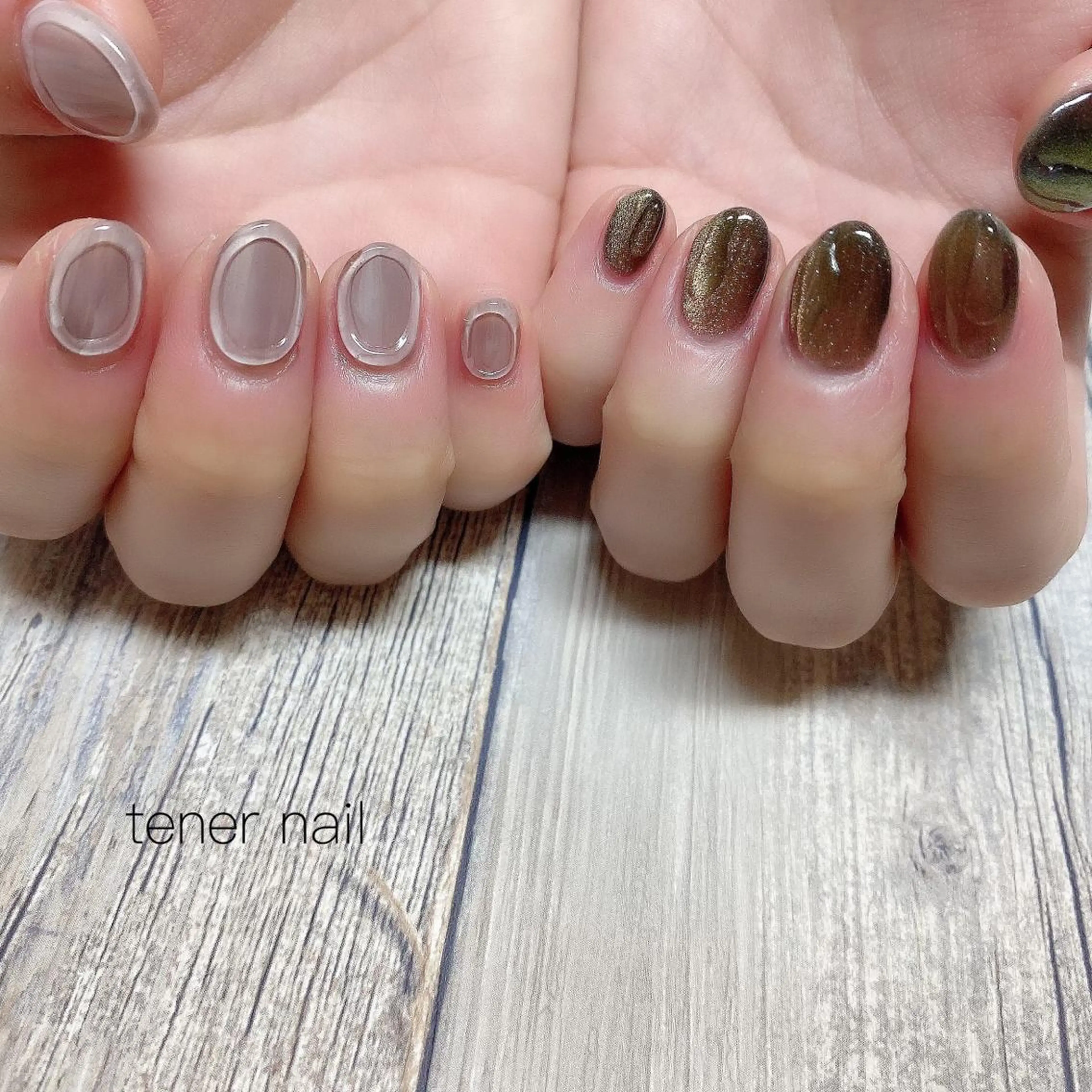 ネイル ニュアンスネイル テネルネイル tener nailのネイルデザイン