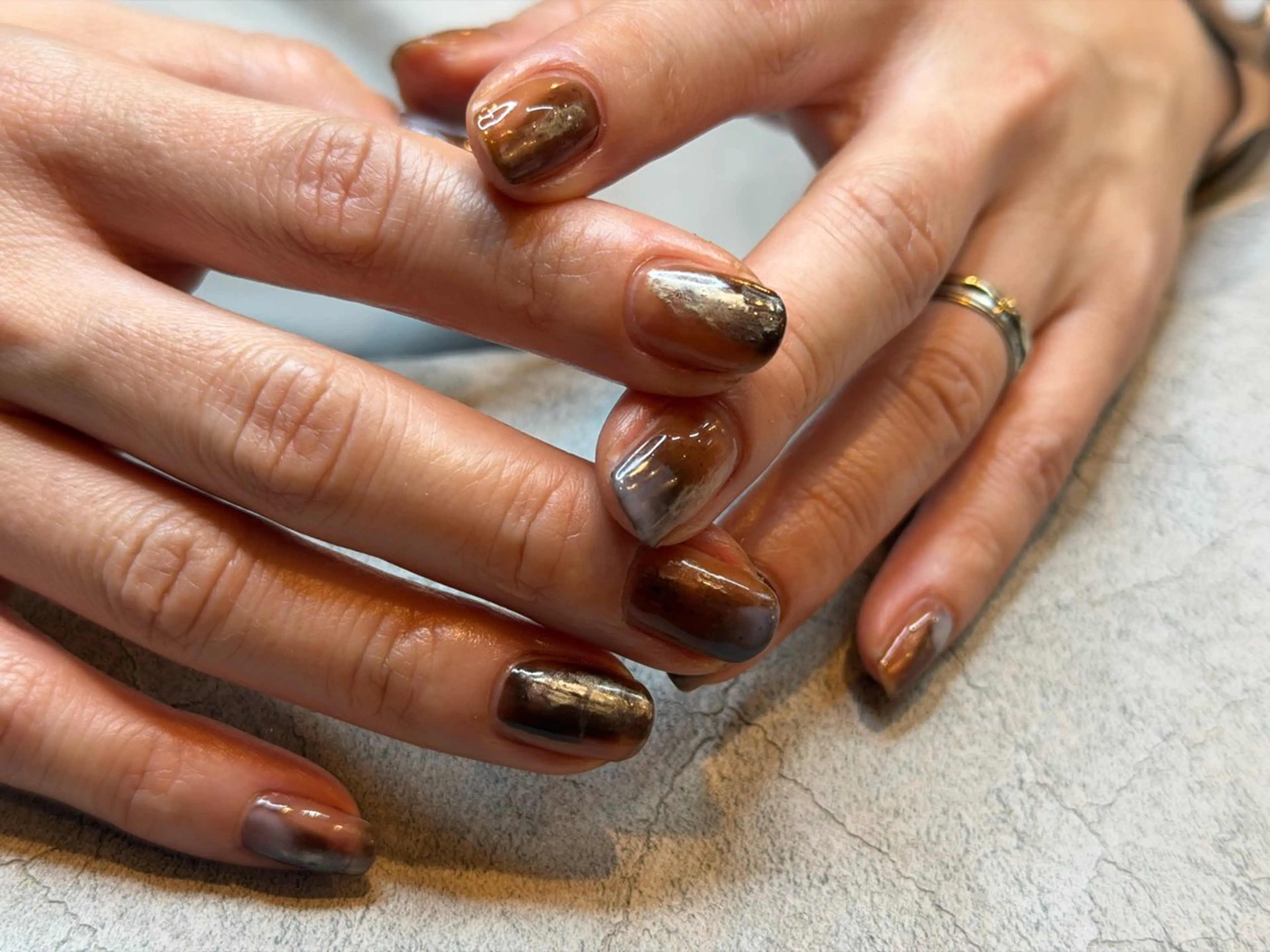 ニュアンスネイル(ドライケア込み)の写真
