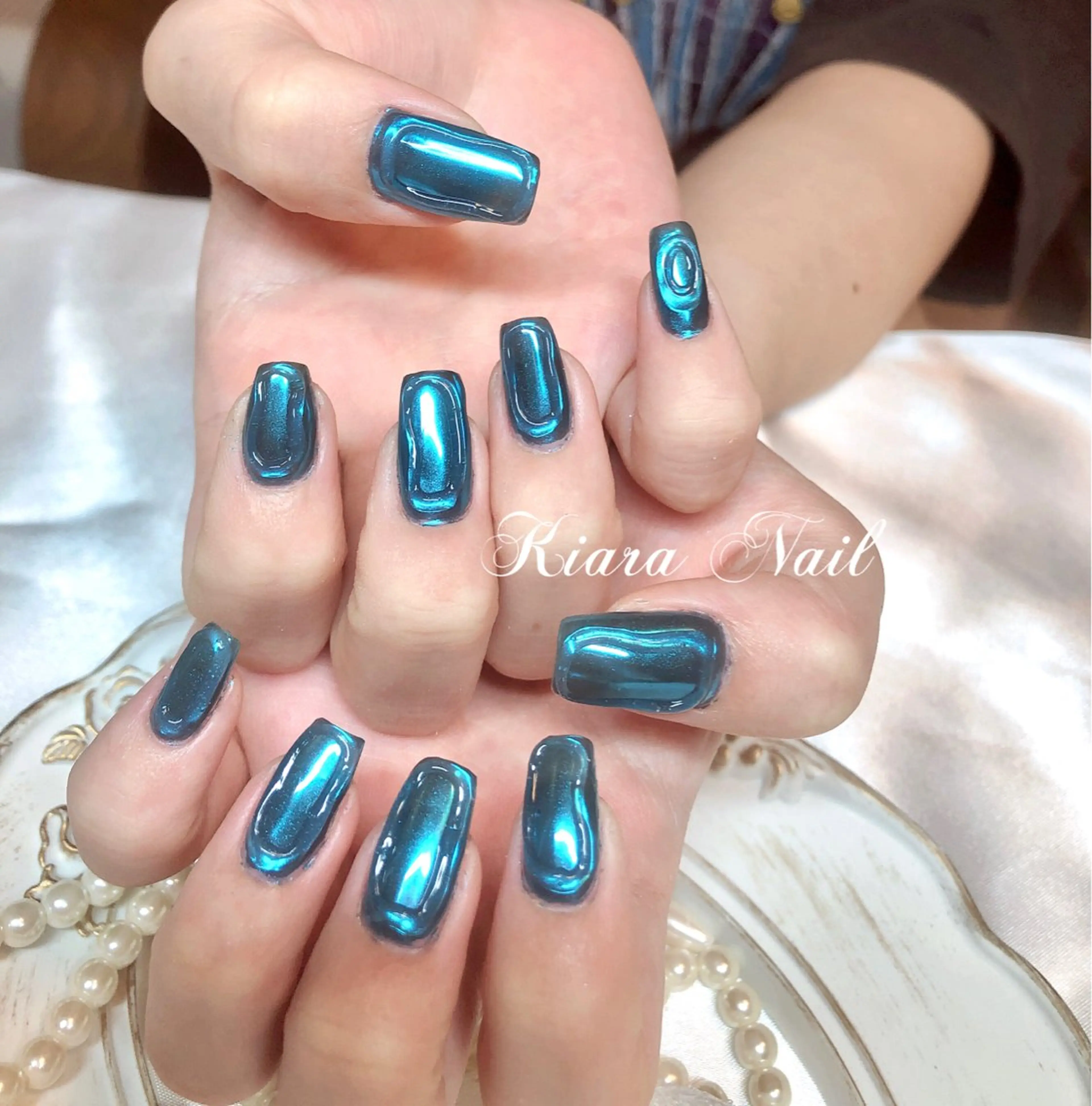 ネイル ミラーネイル 🍭Kiara Nail🍭のネイルデザイン