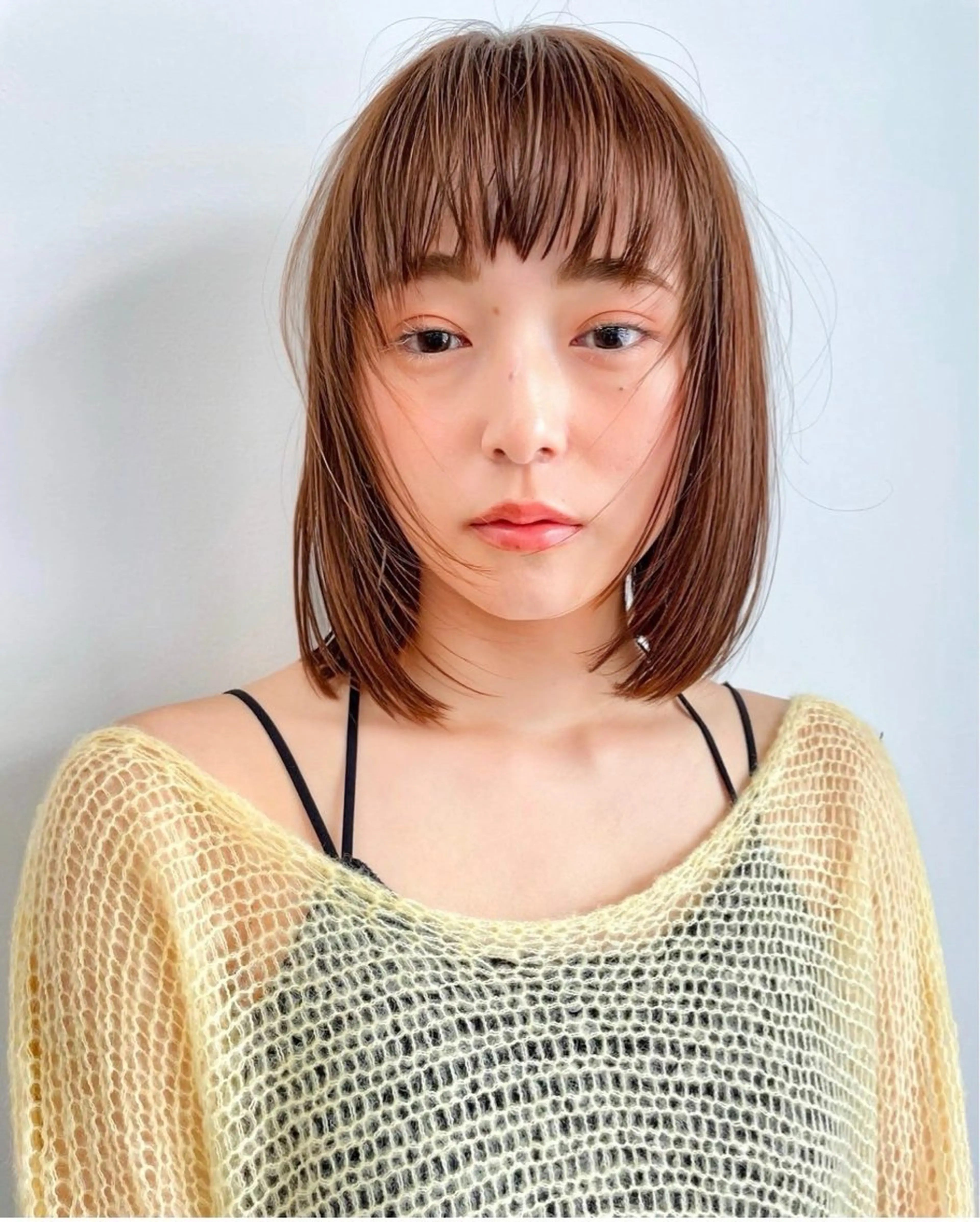 ミディアム ウルフ🦋顔まわり ❤︎ ͛MEIのヘアスタイル