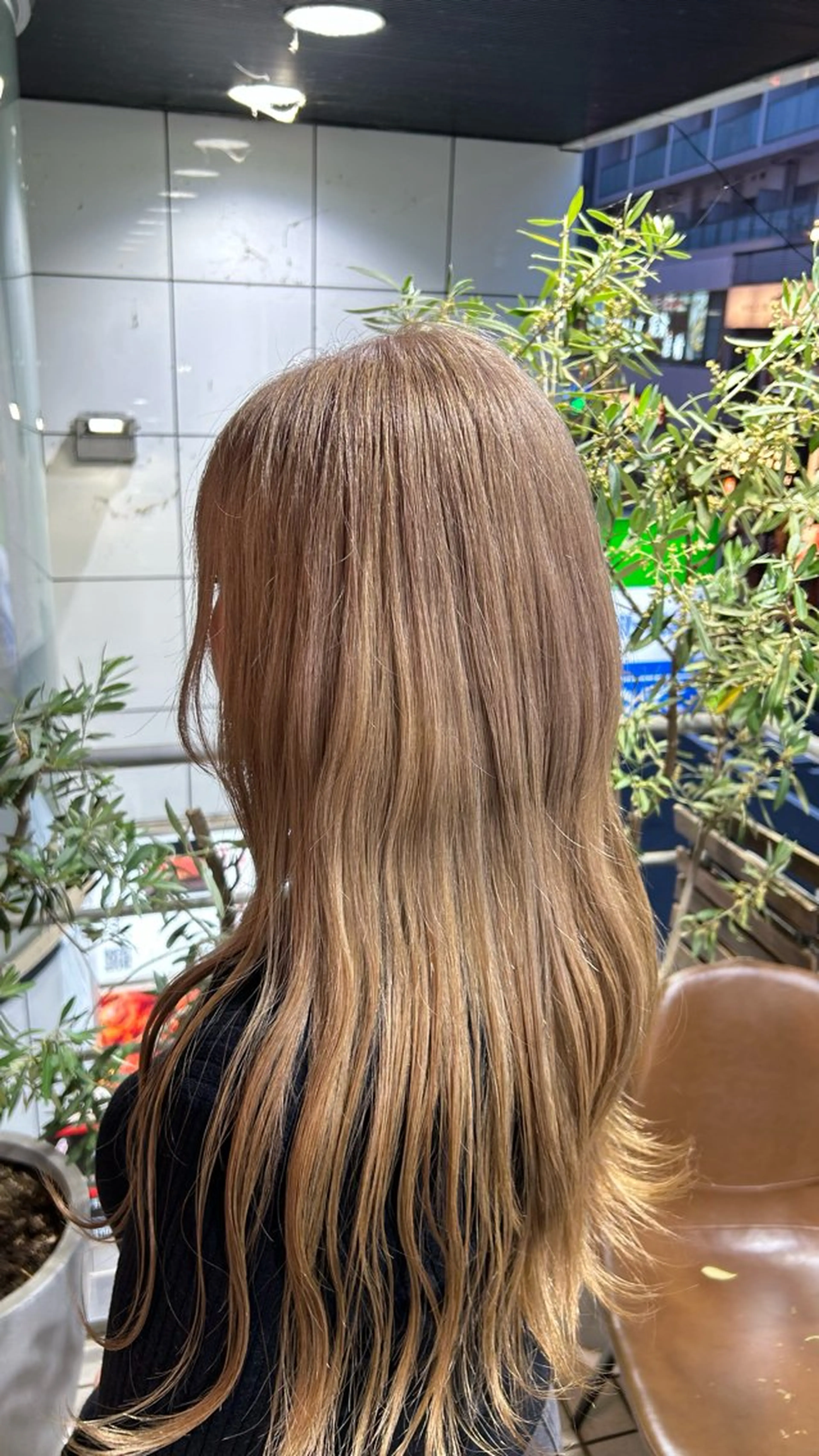 ロング カラー ブリーチ ヘアカラー トリートメント 似合わせカット/ メンズ/ココネ⭐️のヘアスタイル