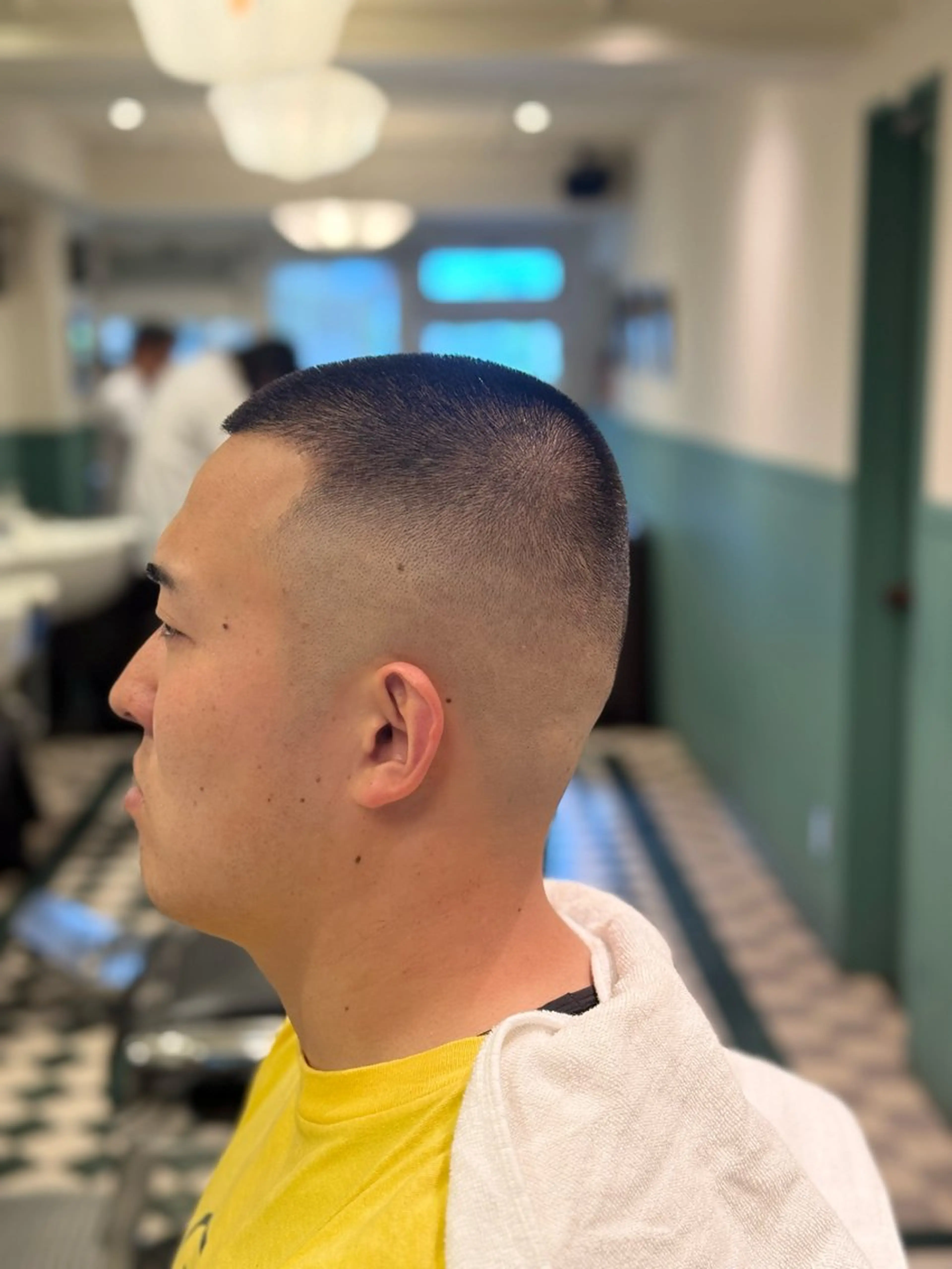 ショート メンズ フェードカット 足立 享祐のヘアスタイル