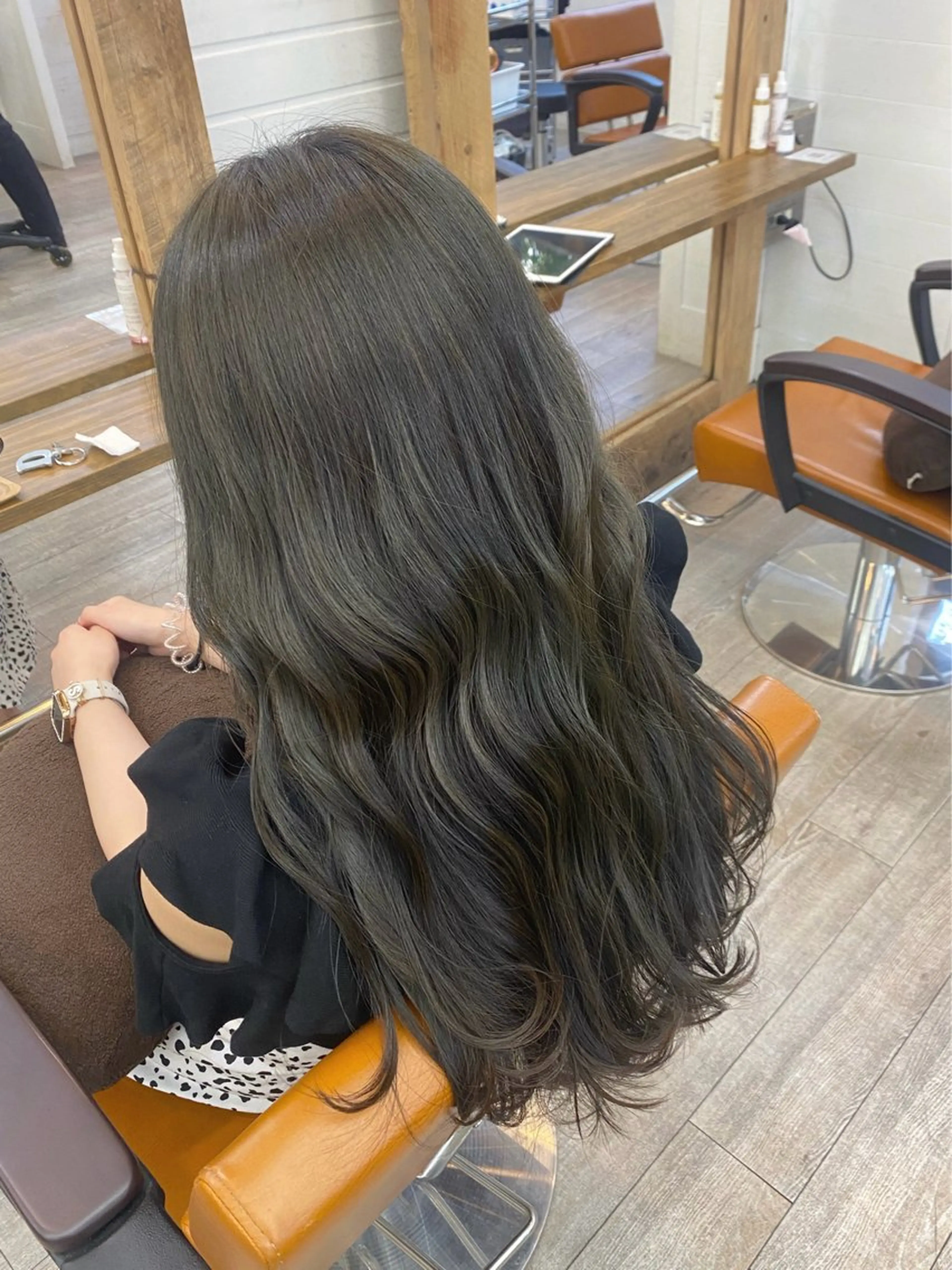 ロング カラー 広島/ヘアセット /ベージュ/わかなのヘアスタイル