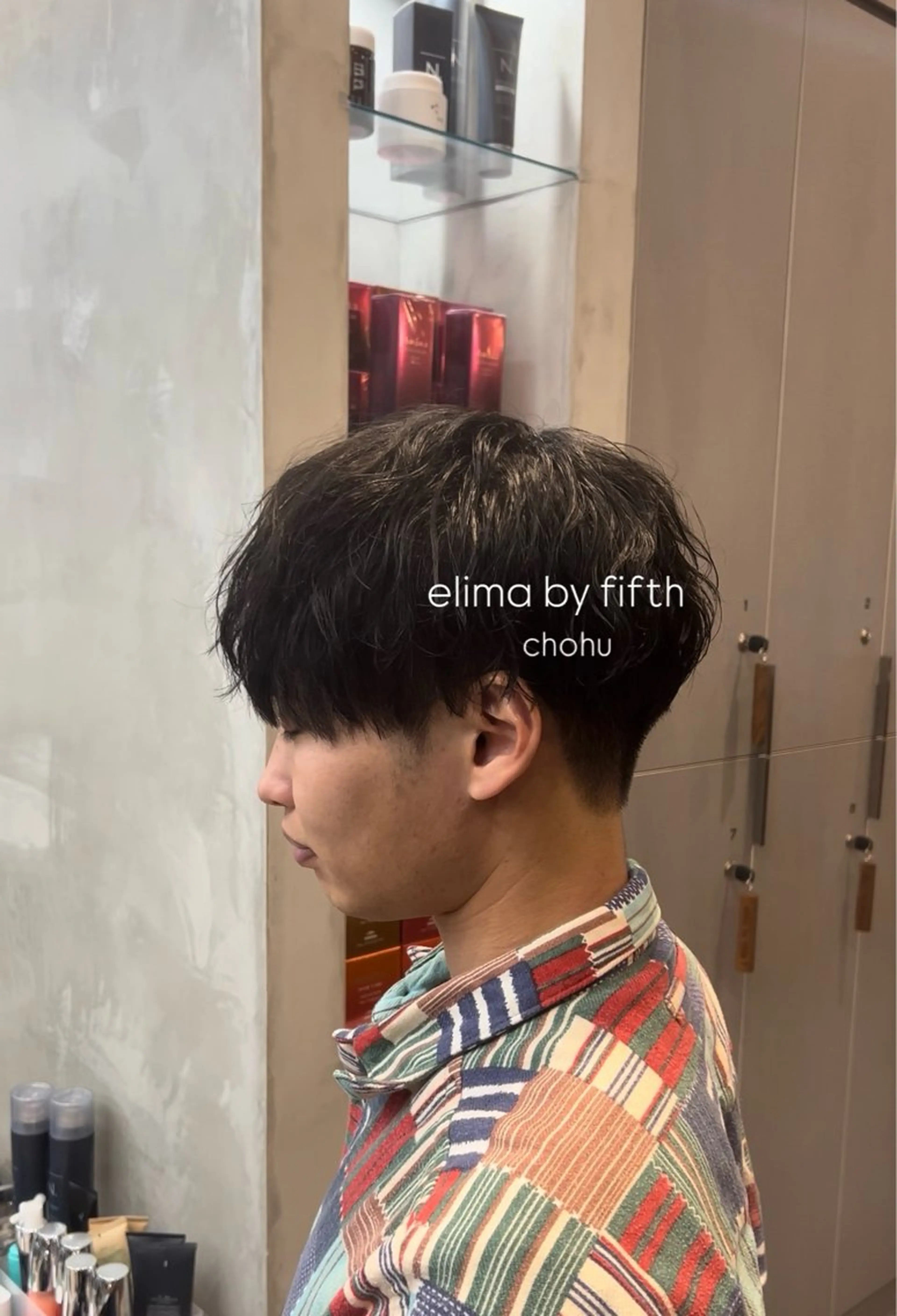 メンズ カット しずく🤍🧸 / fifthパーマのヘアスタイル