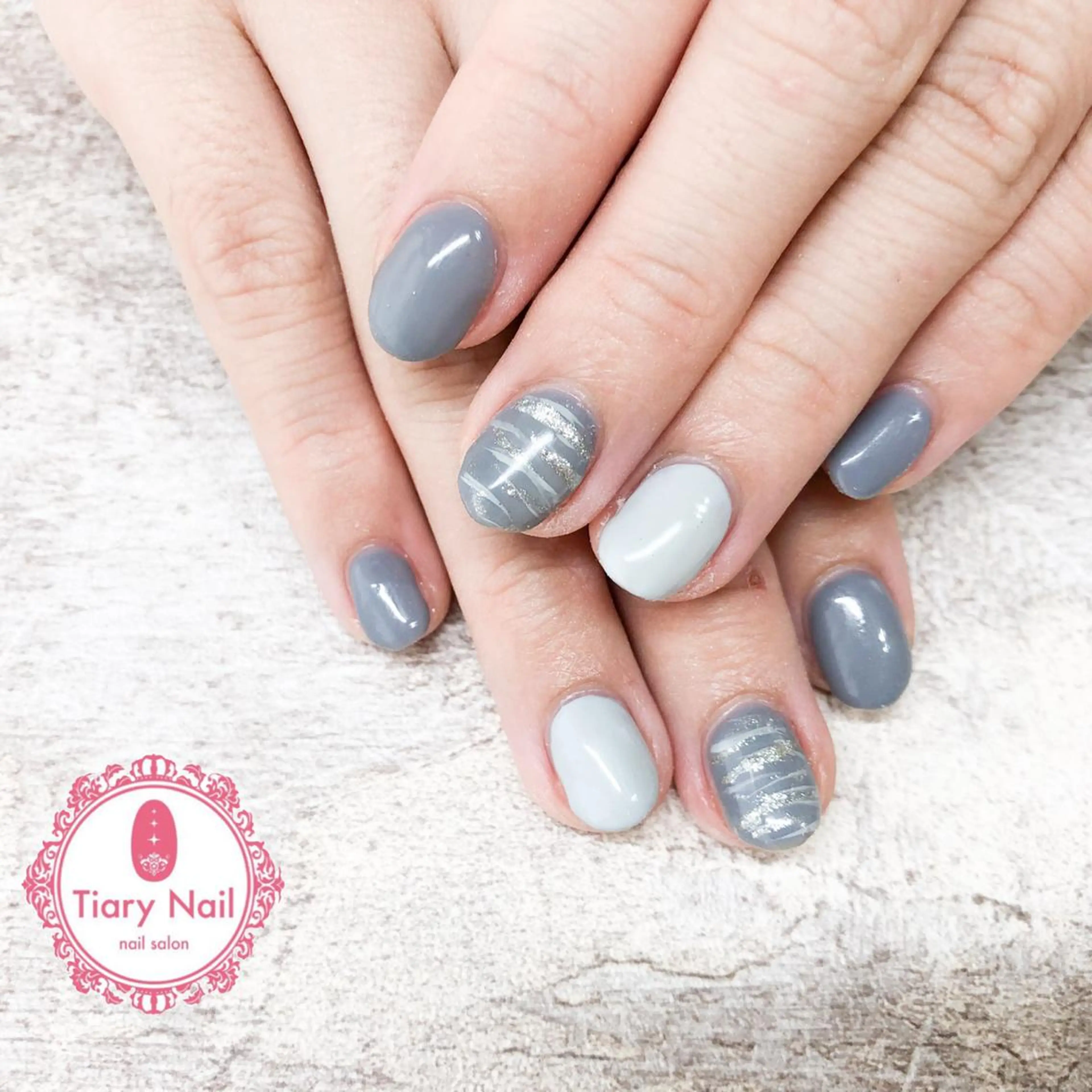 ネイル tiarynail K K🐼のネイルデザイン