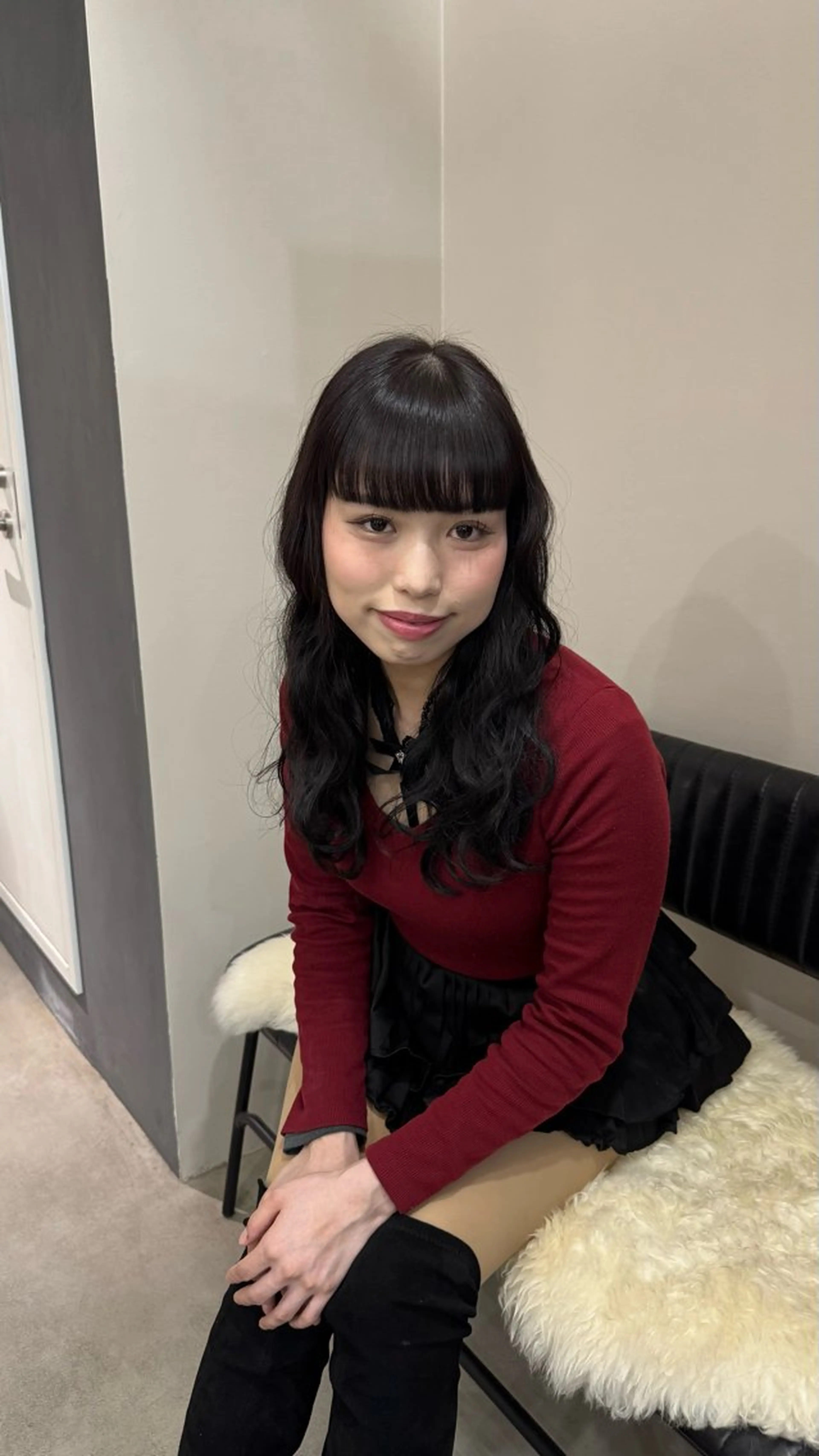 セミロング ワイドバング カット ヘアカラー トリートメント reira/堀江/ 似合わせカットのヘアスタイル