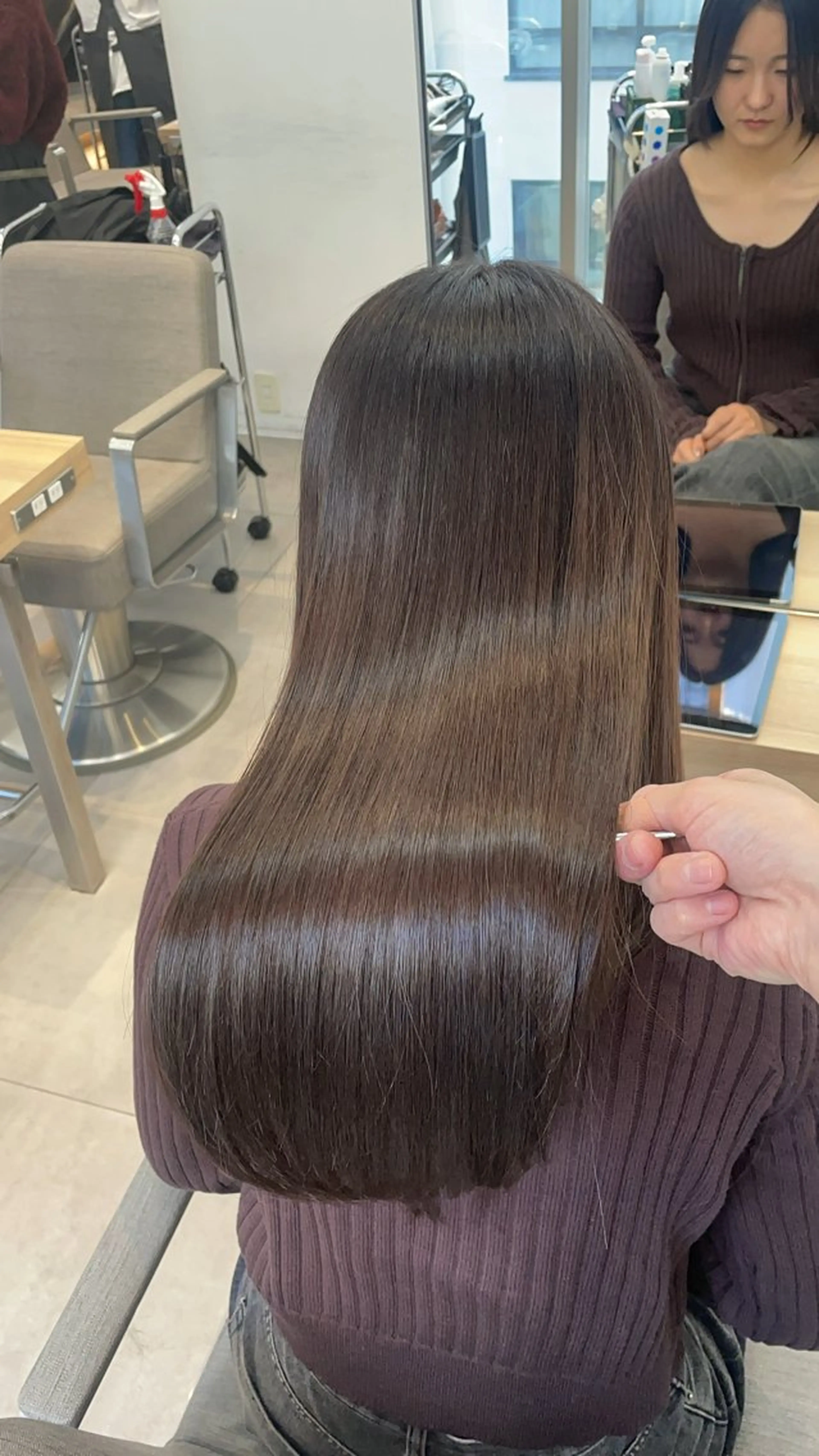 ロング カラー 髪質改善 ✨髪質改善✨美髪 矯正🫧小泉のヘアスタイル