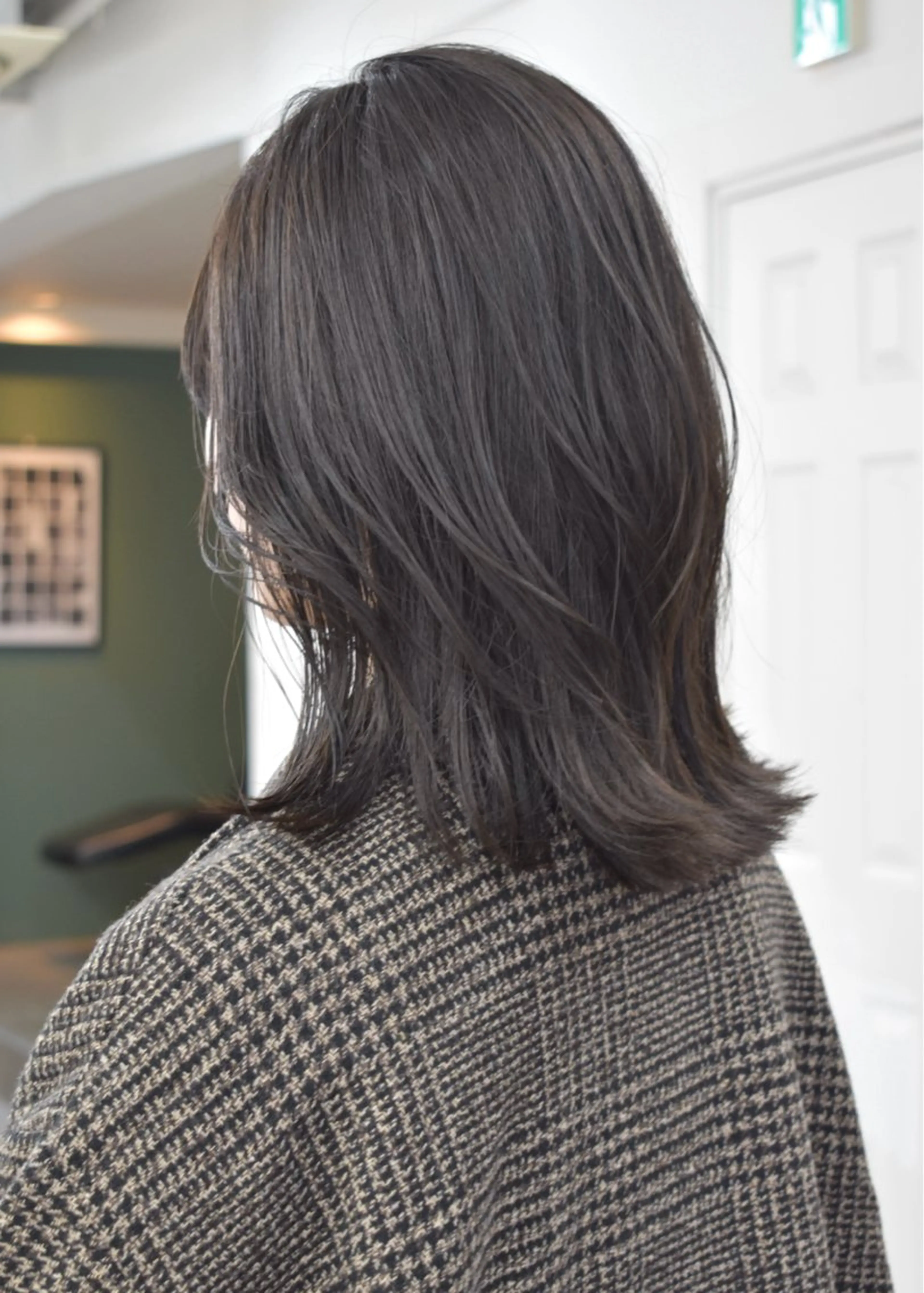 ミディアム カラー カット ヘアカラー トリートメント レイヤーボブ/ 艶カラー/サナ🌼のヘアスタイル