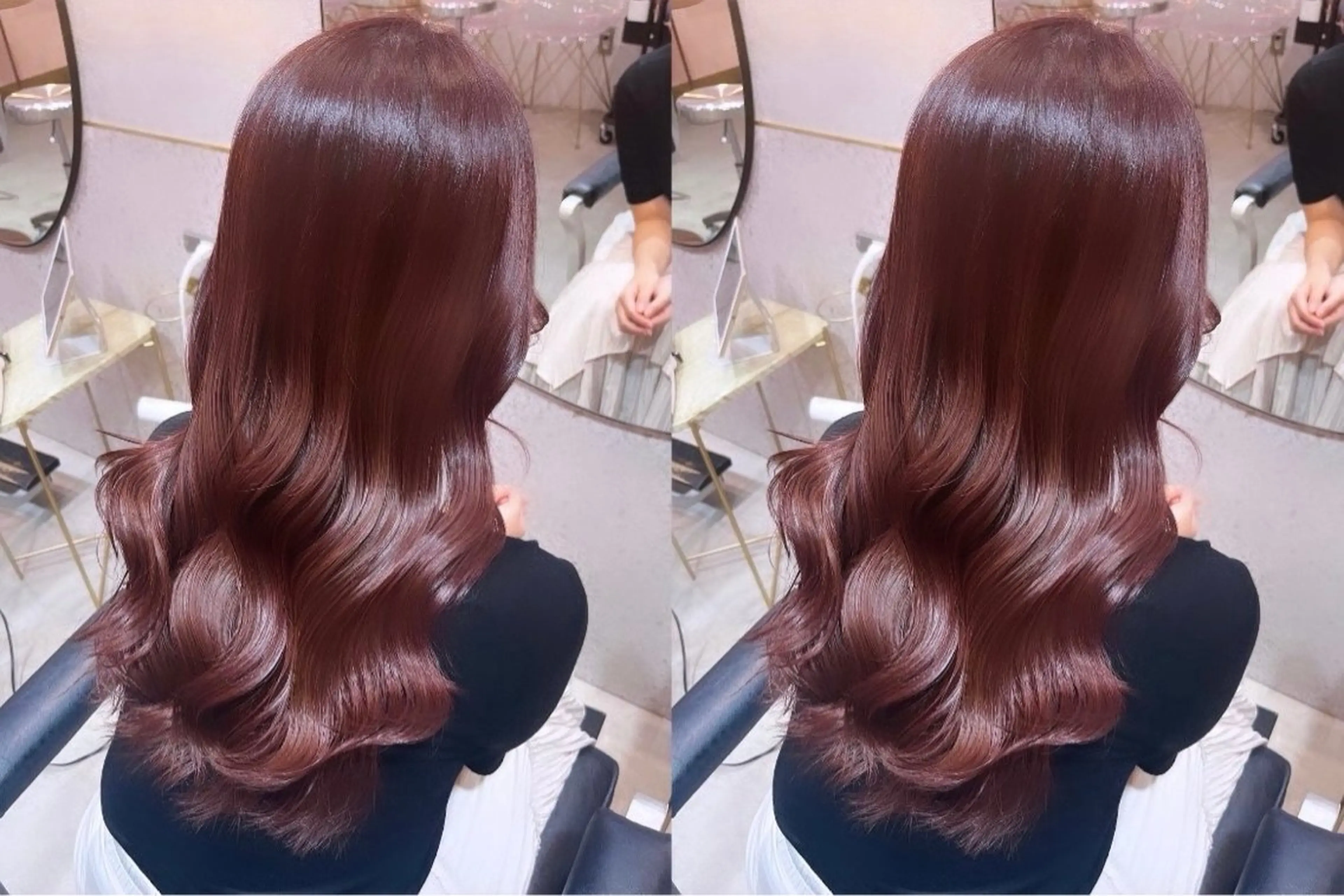 ロング カラー ロング 新宿/韓国ヘア kurea🎀のヘアスタイル