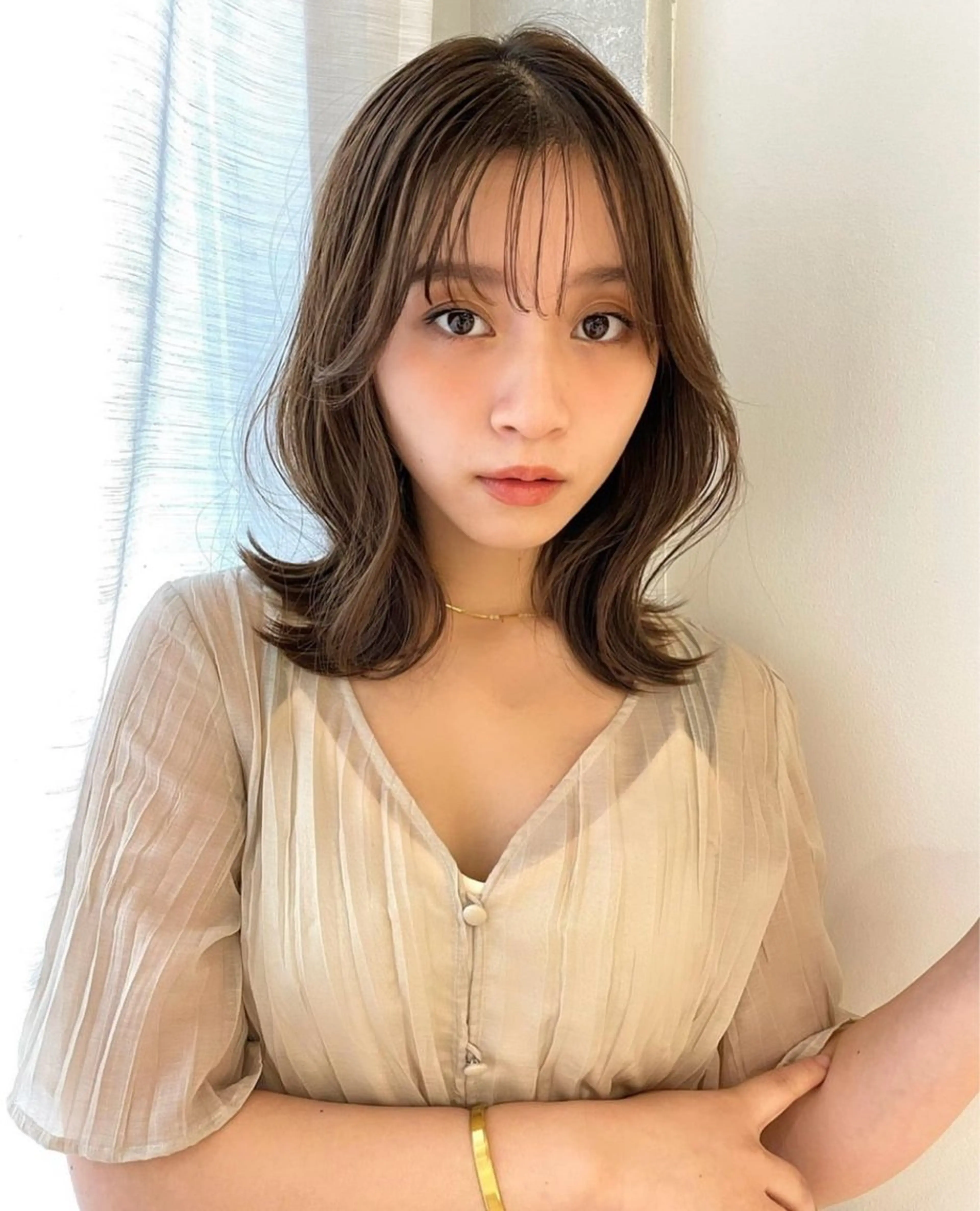 透明感フルカラー(sh込み)¥4,500 《2srepトリートメント追加料金+1,500円》の写真