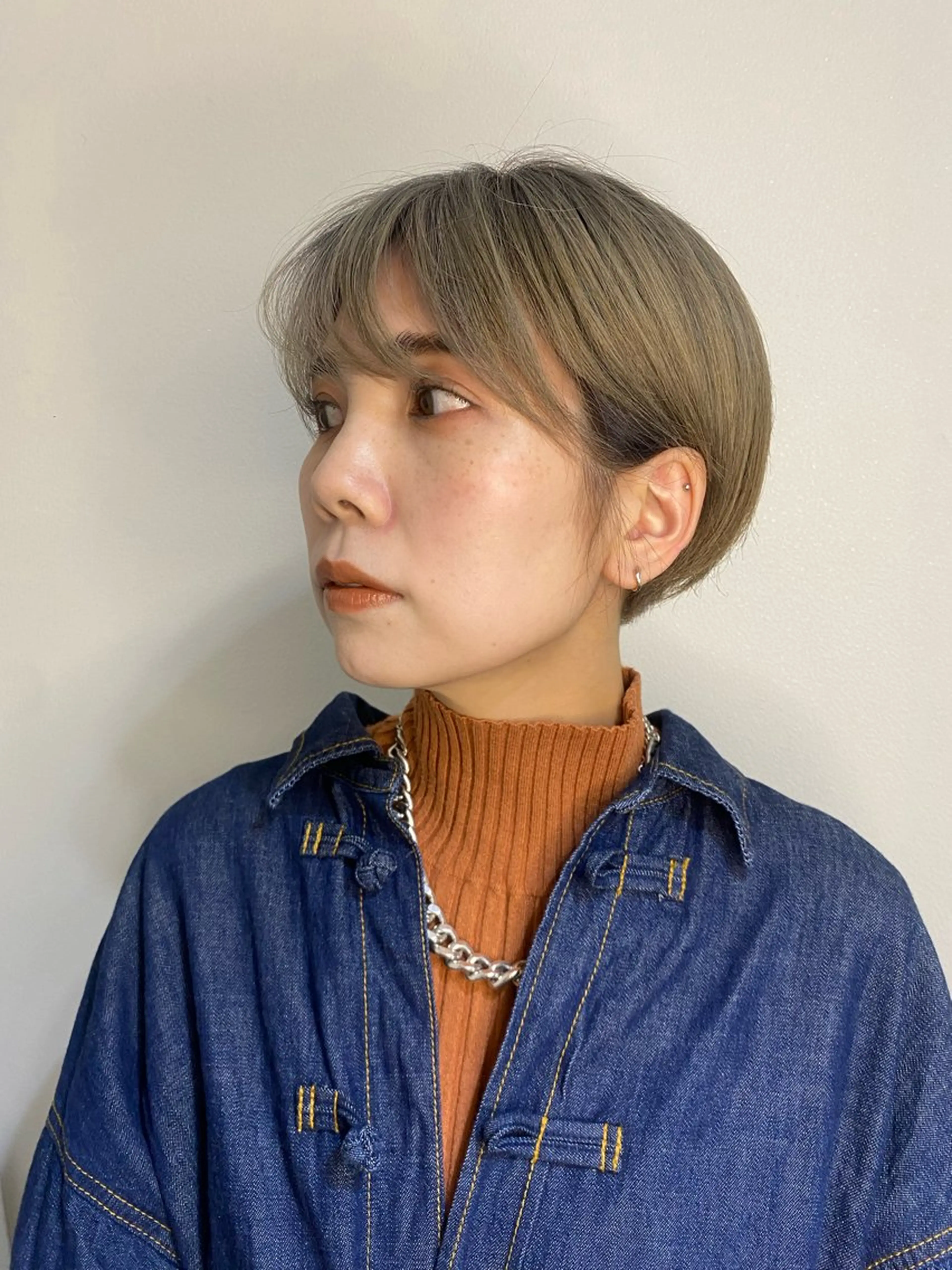 ショート カット ヘアカラー トリートメント 山本 芳喜のヘアスタイル