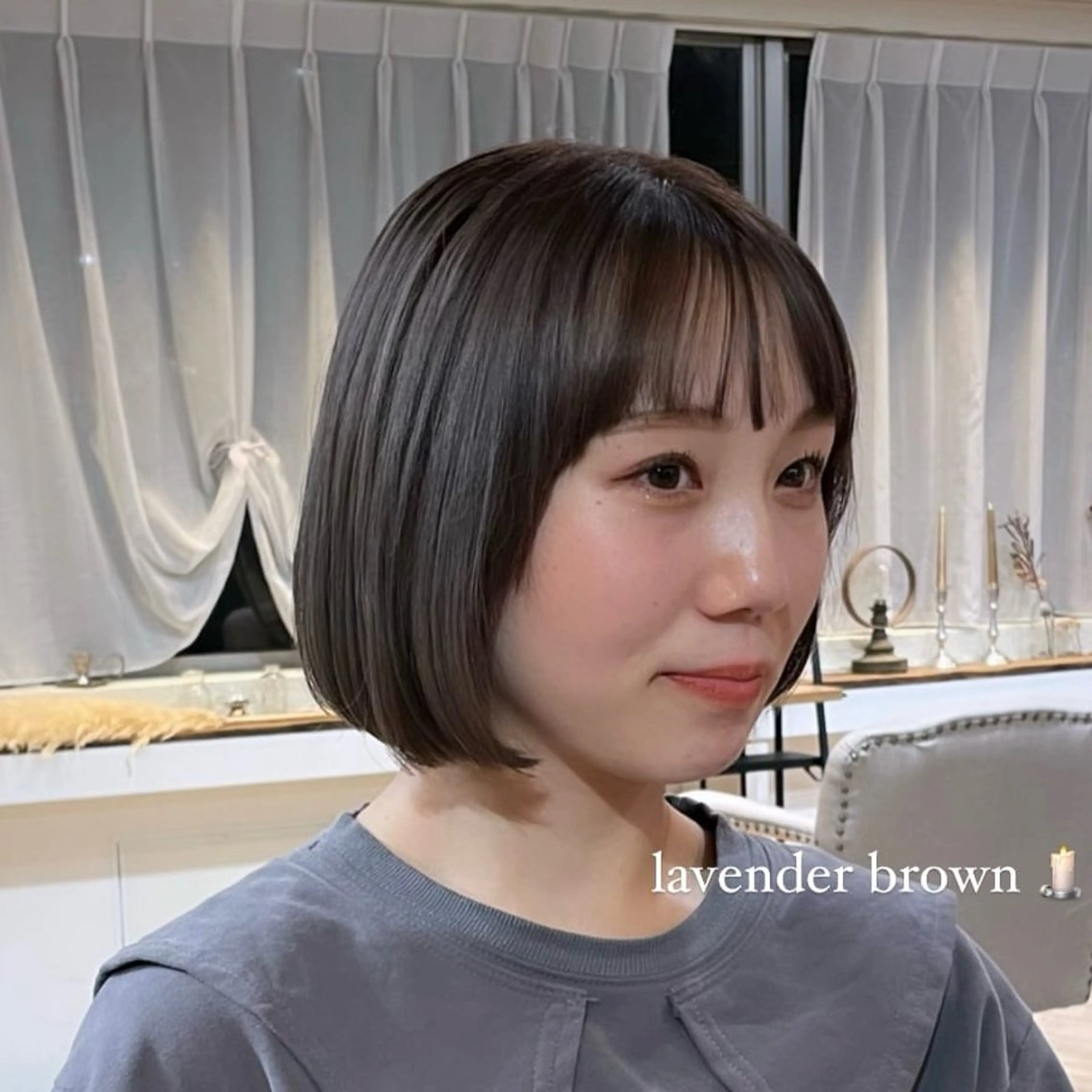 ミディアム カラー Ly hair所属・Aoi 🎀 Ly hairのヘアスタイル