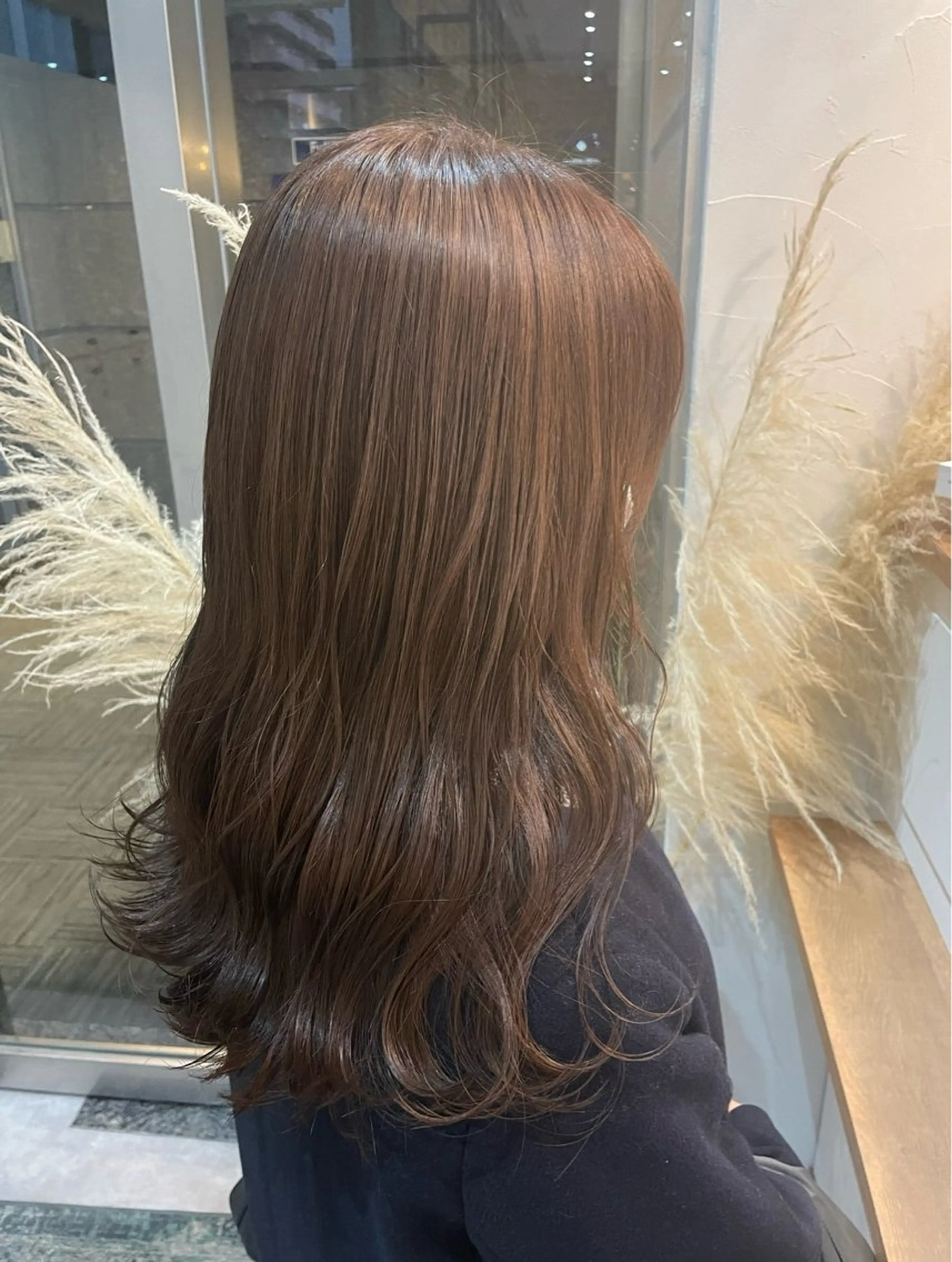ロング カラー 中村 あやかのヘアスタイル