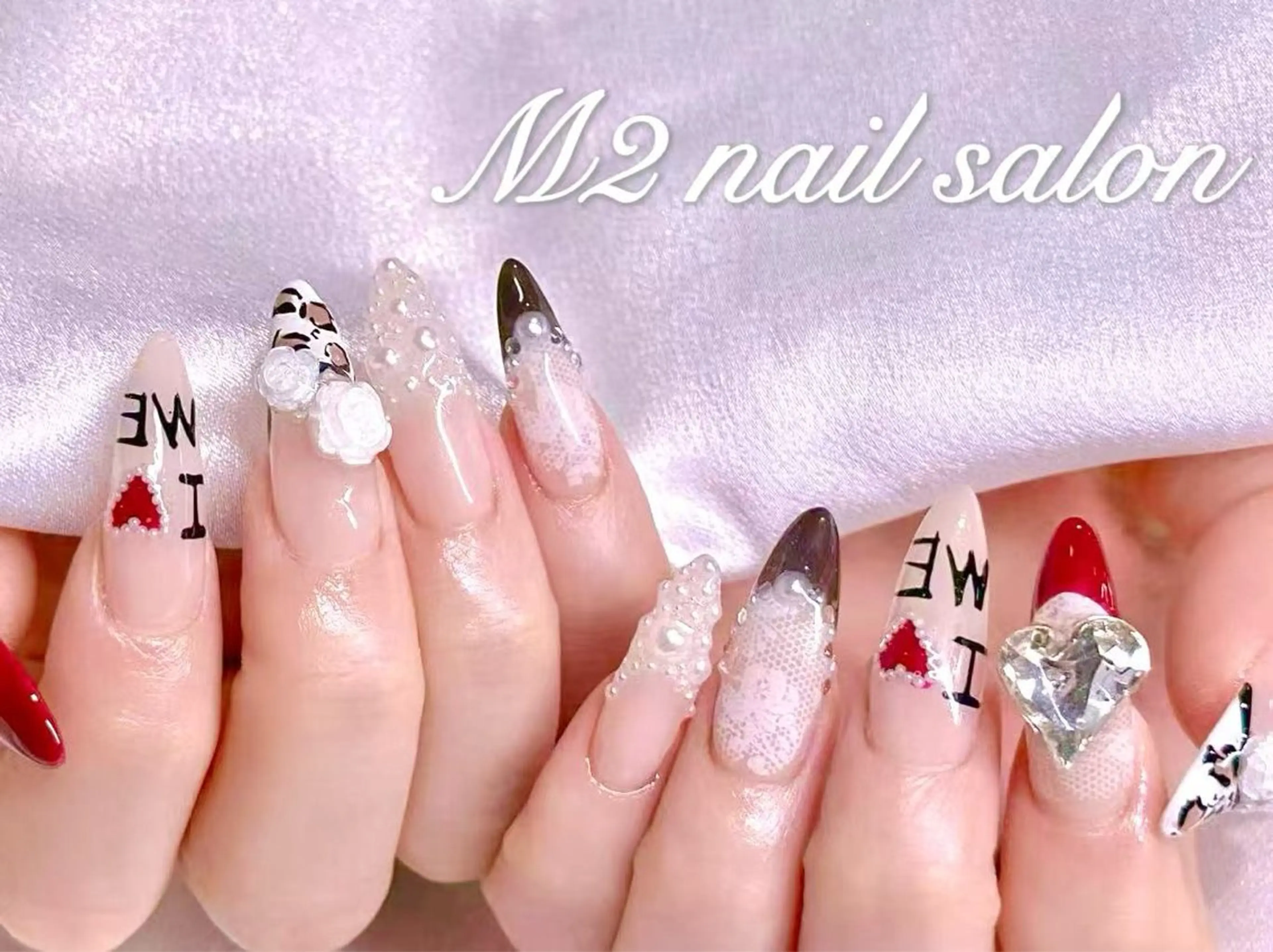 ネイル 長さだし専門店 M2　rikaのネイルデザイン