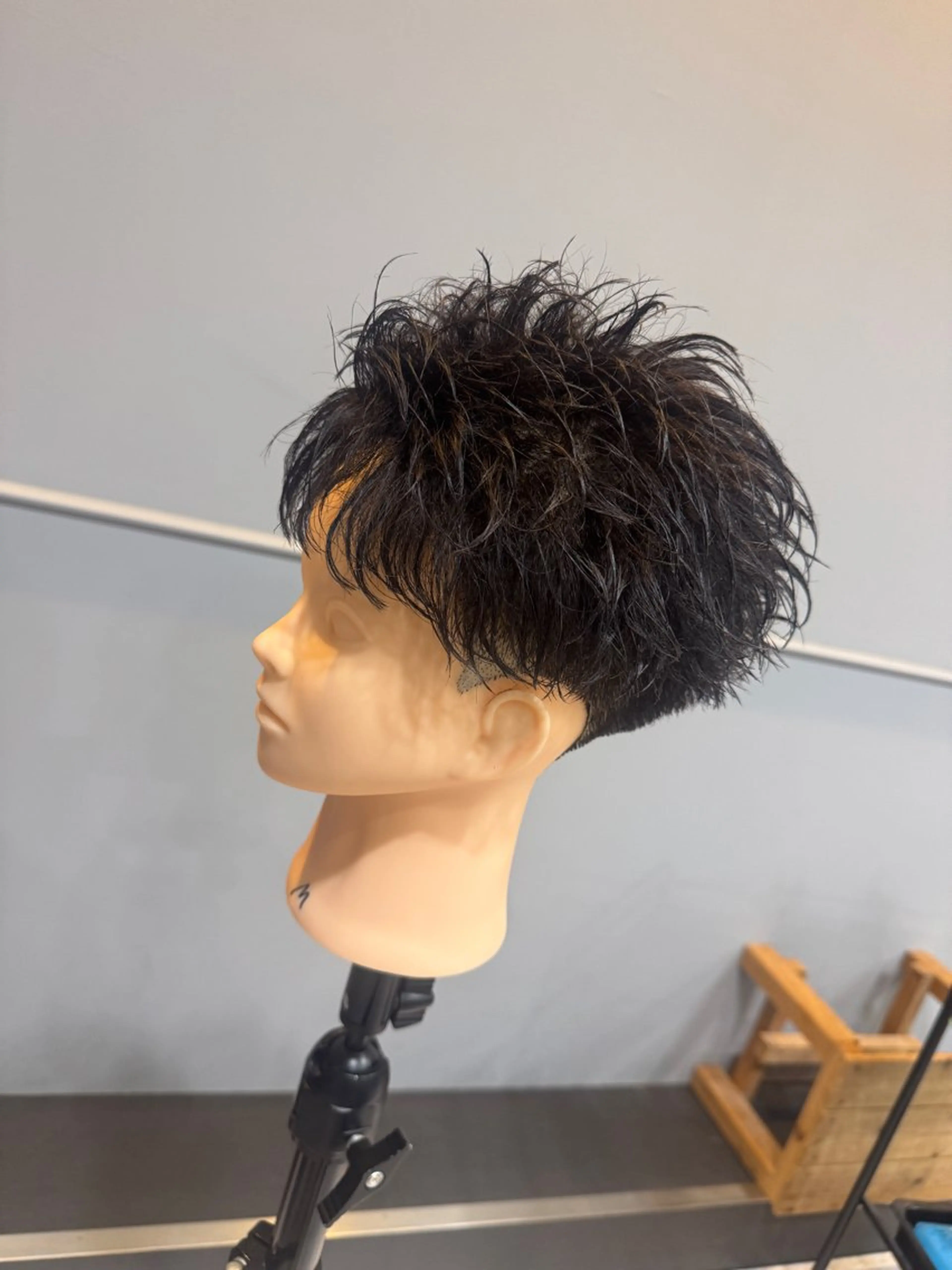 メンズ アップバング カット Miyabi.💋 ABEYLEVRAIのヘアスタイル