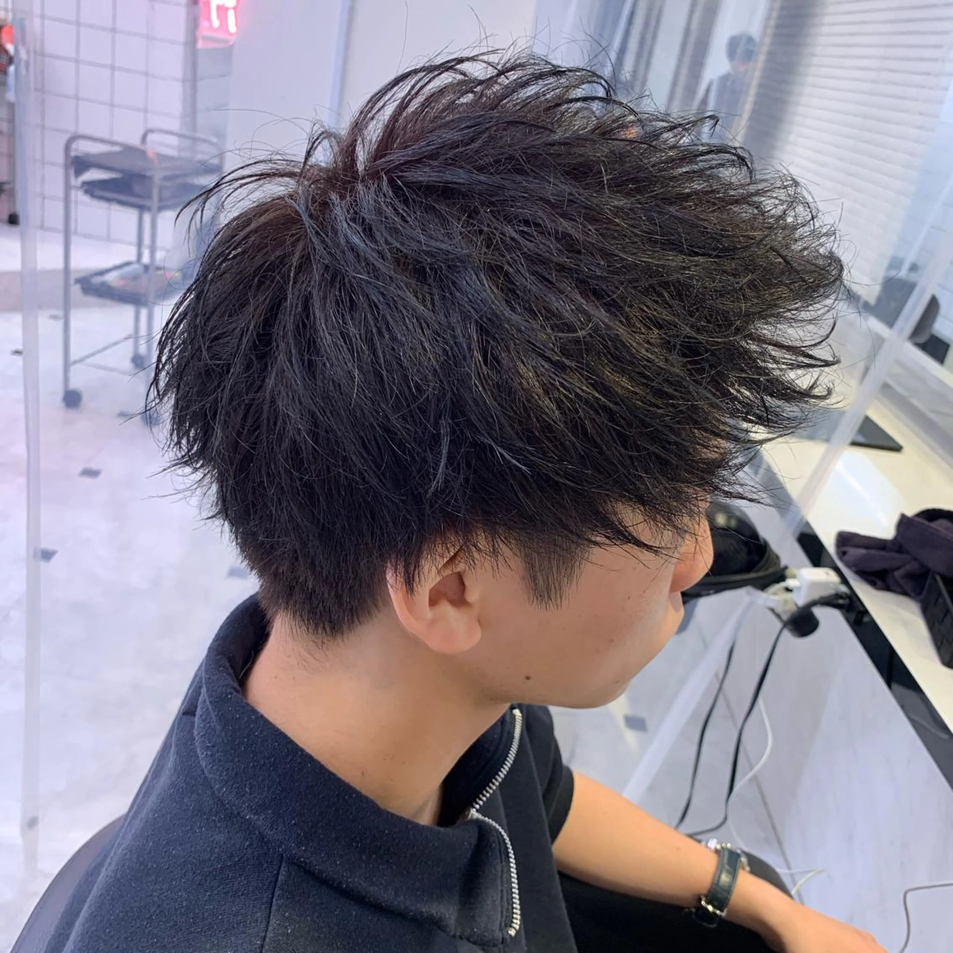 ショート カラー パーマ ヘアアレンジ メンズ 🌈トレンドヘア 🌈WATARU🌈のヘアスタイル