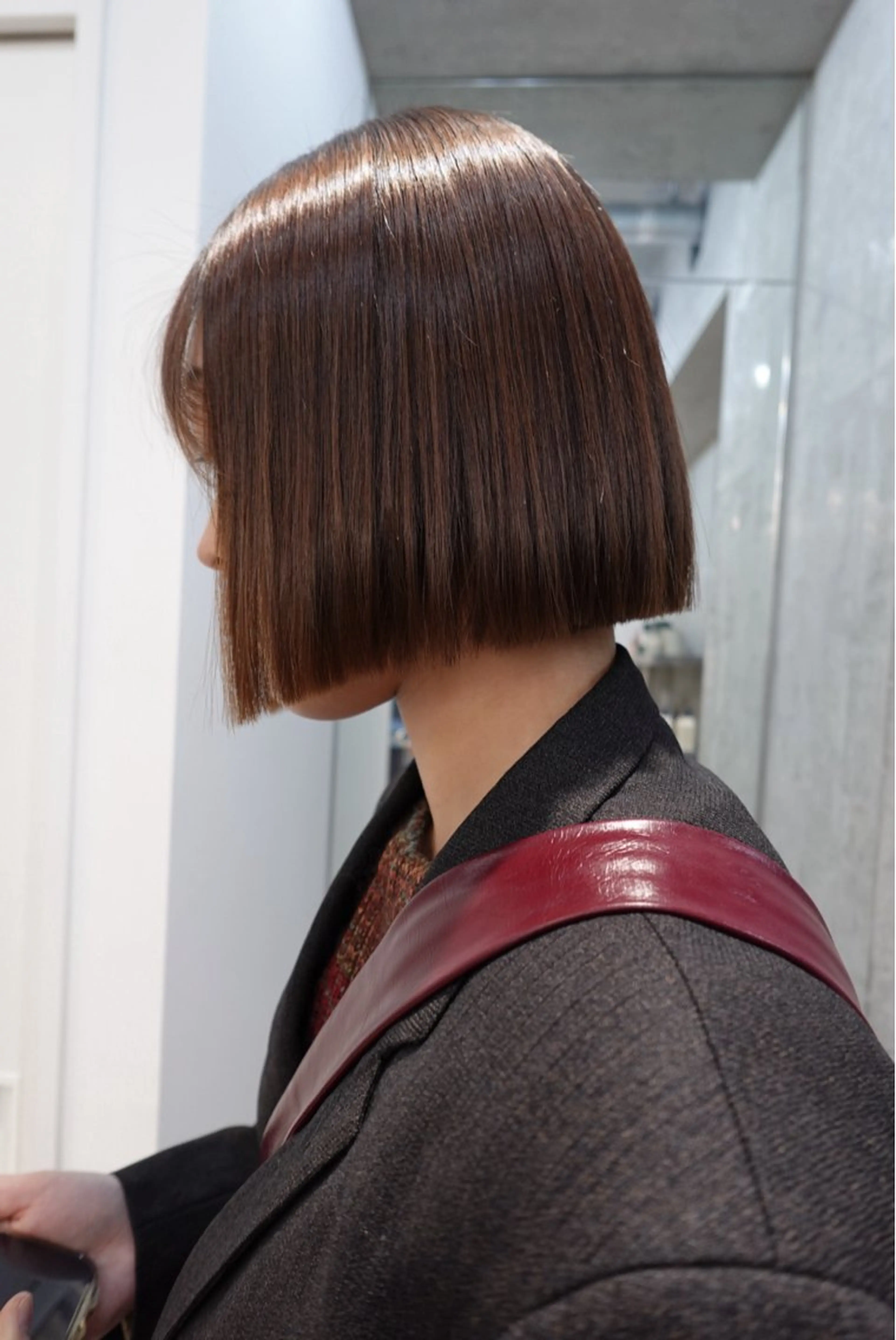 ショート 切りっぱなしボブ ボブ カット ボブパーマ無料 /yuukiのヘアスタイル