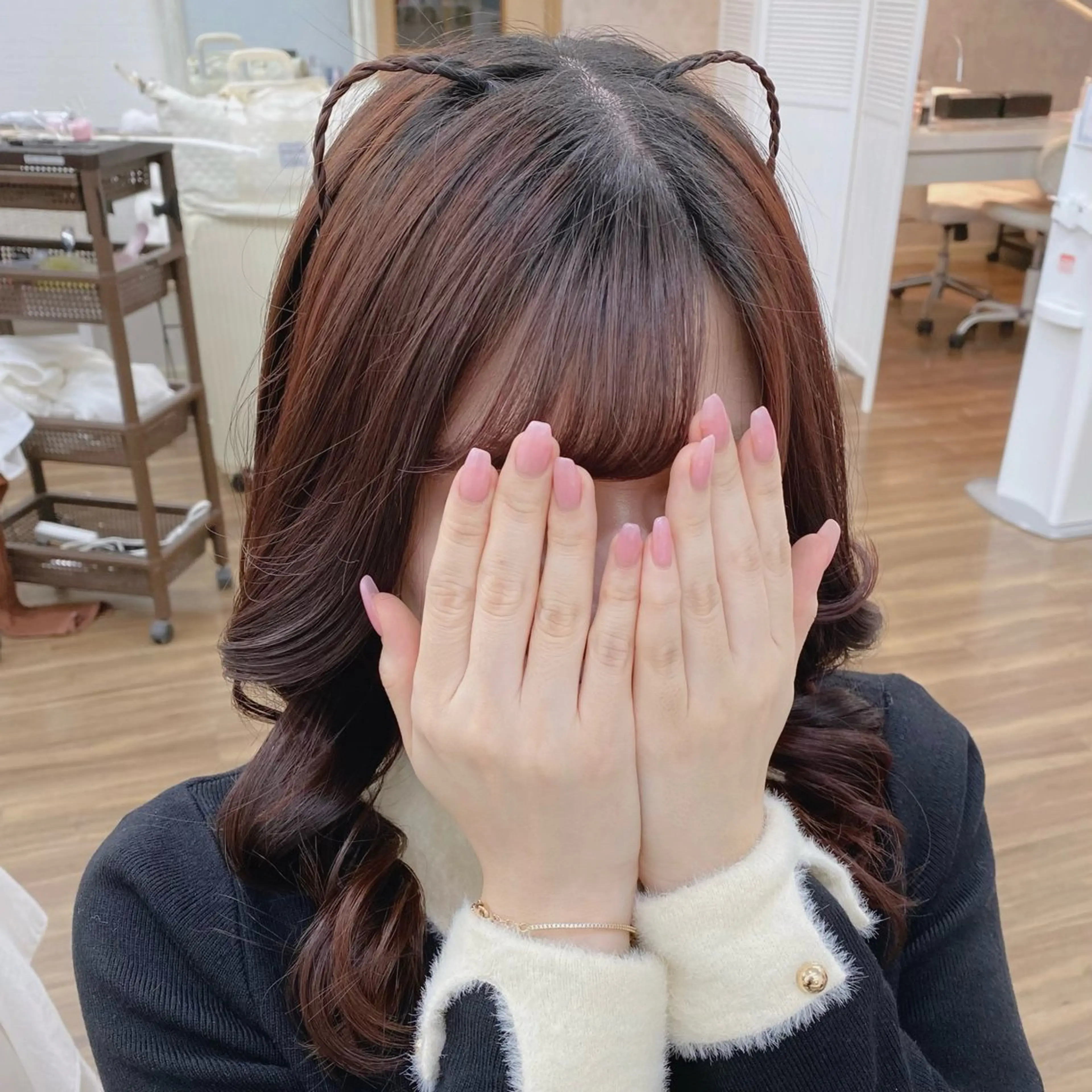 ヘアアレンジ ヘアセット GLOSS 心斎橋 山上のヘアスタイル