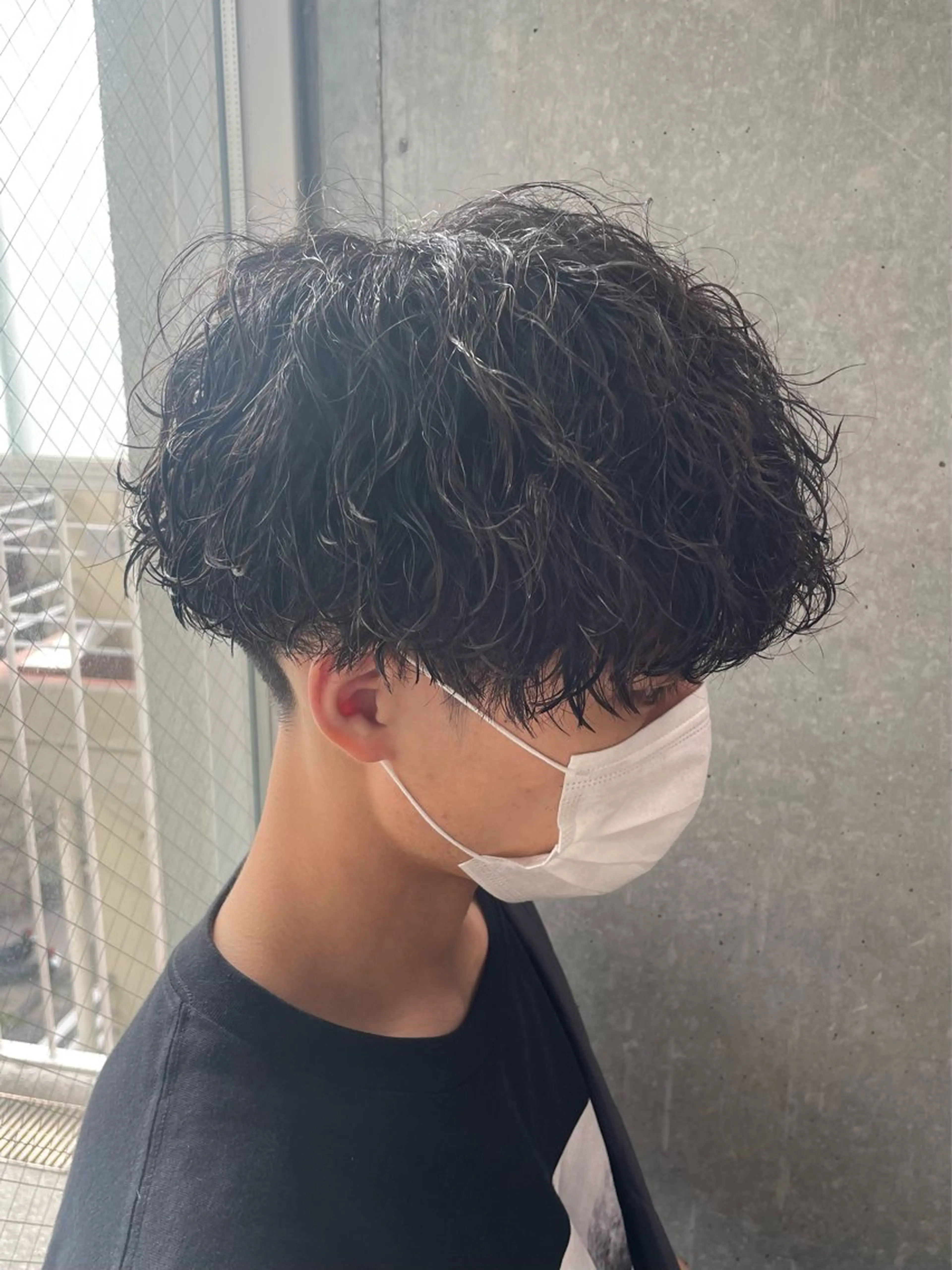 パーマ メンズ カット パーマ トリートメント ヘッドスパ ヘアセット メンズモテパーマ💙 fuwaのヘアスタイル