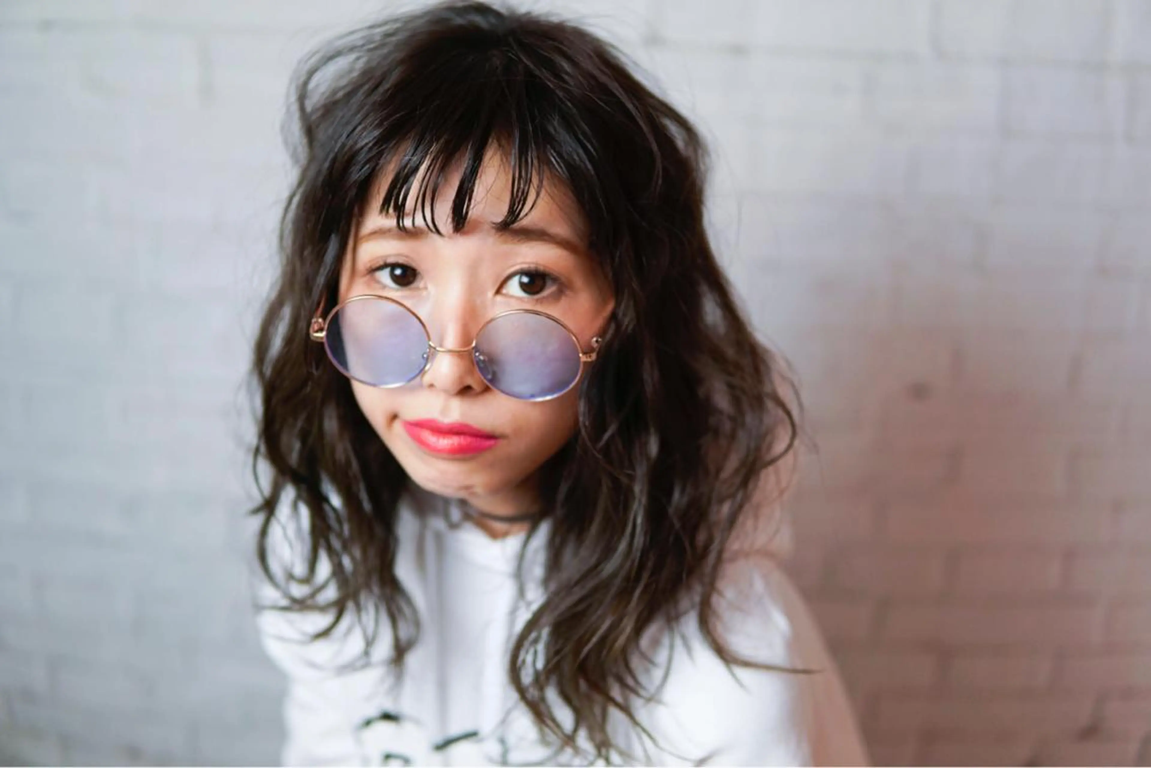 ミディアム セミロング ロング カラー パーマ 髪質改善、エクステ 山口卓哉のヘアスタイル