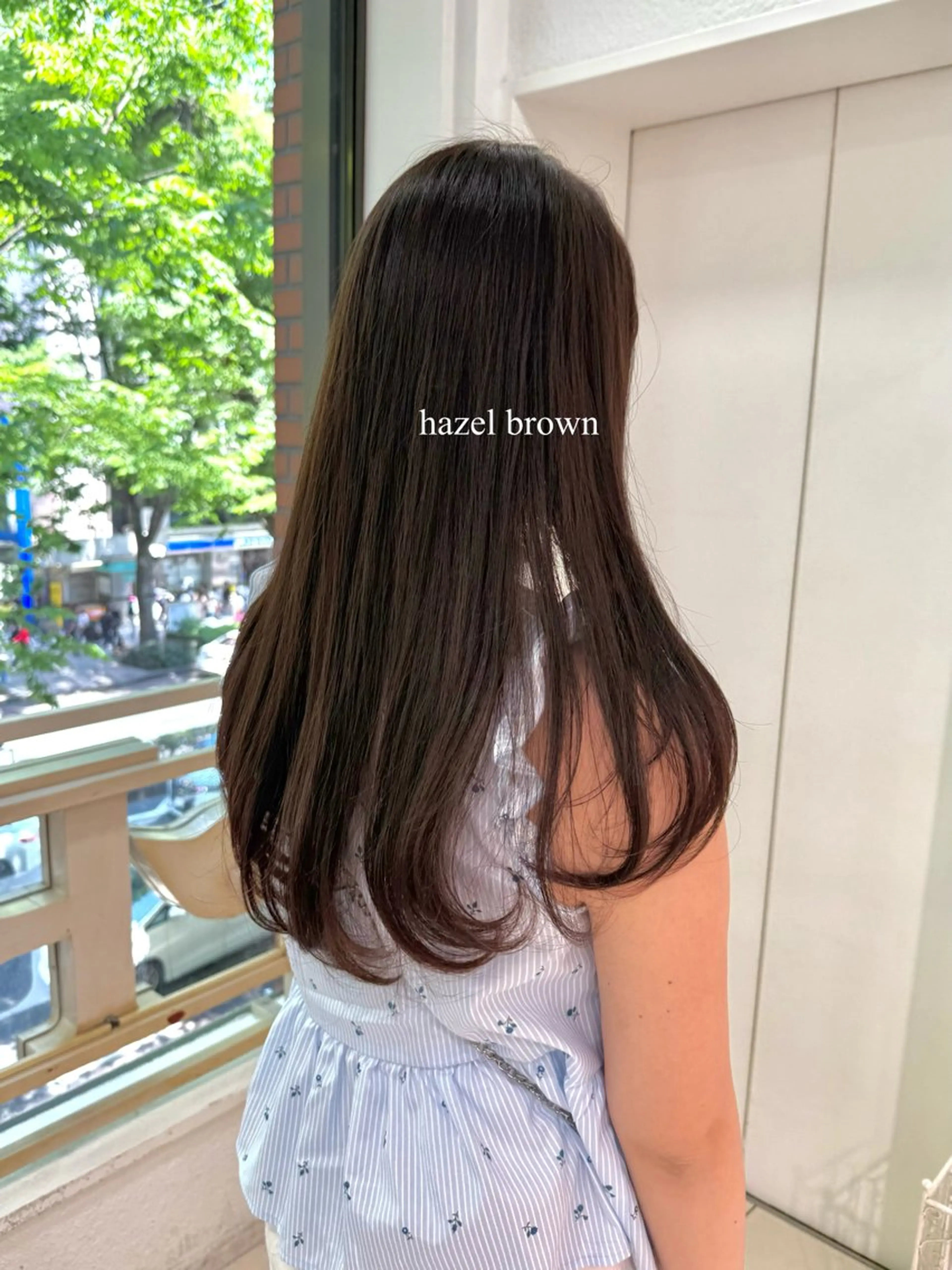 ロング カラー カット ヘアカラー トリートメント 髪質改善”透け感" カラー/Hono🪞のヘアスタイル