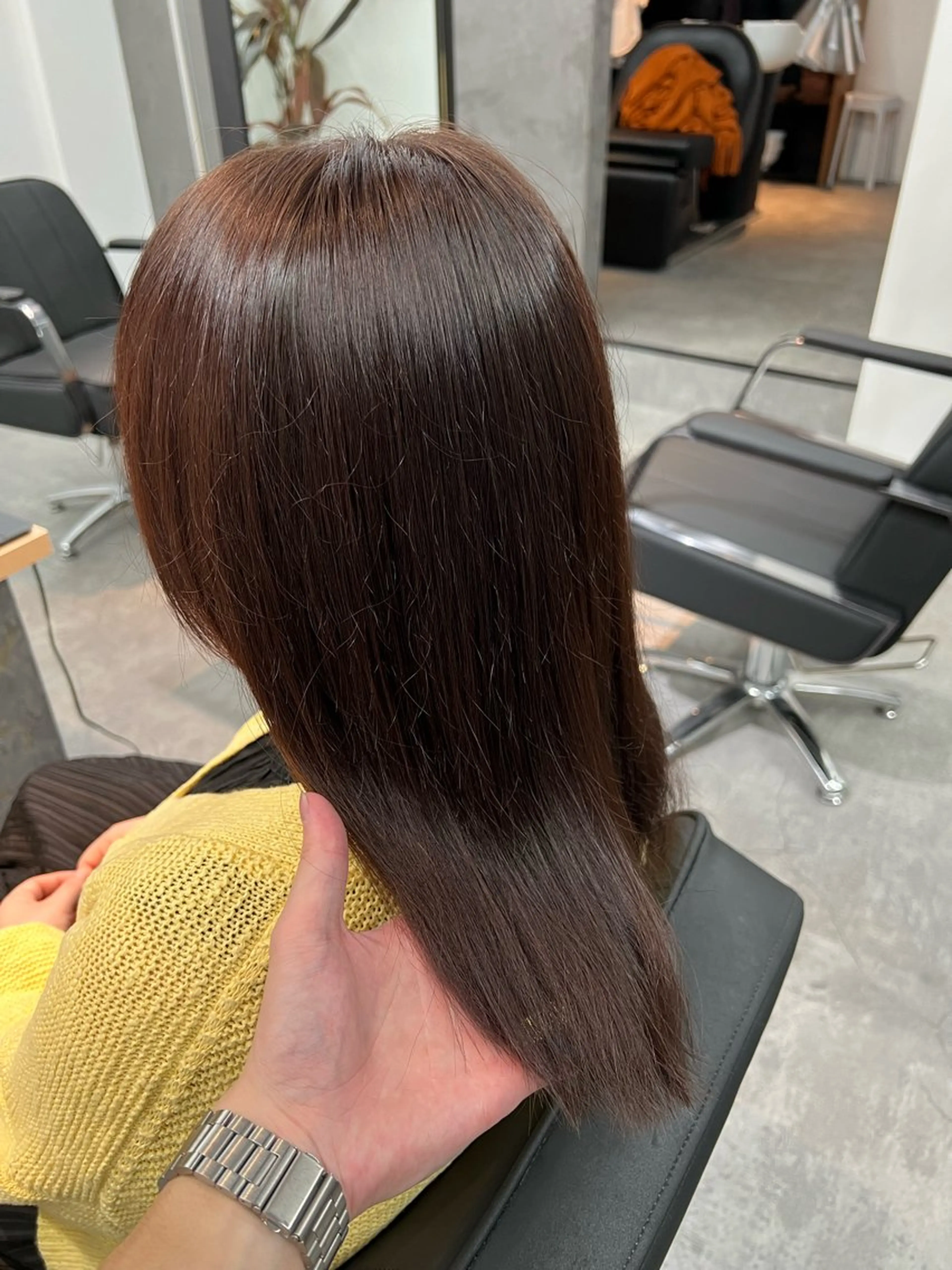 セミロング 前 侃太のヘアスタイル