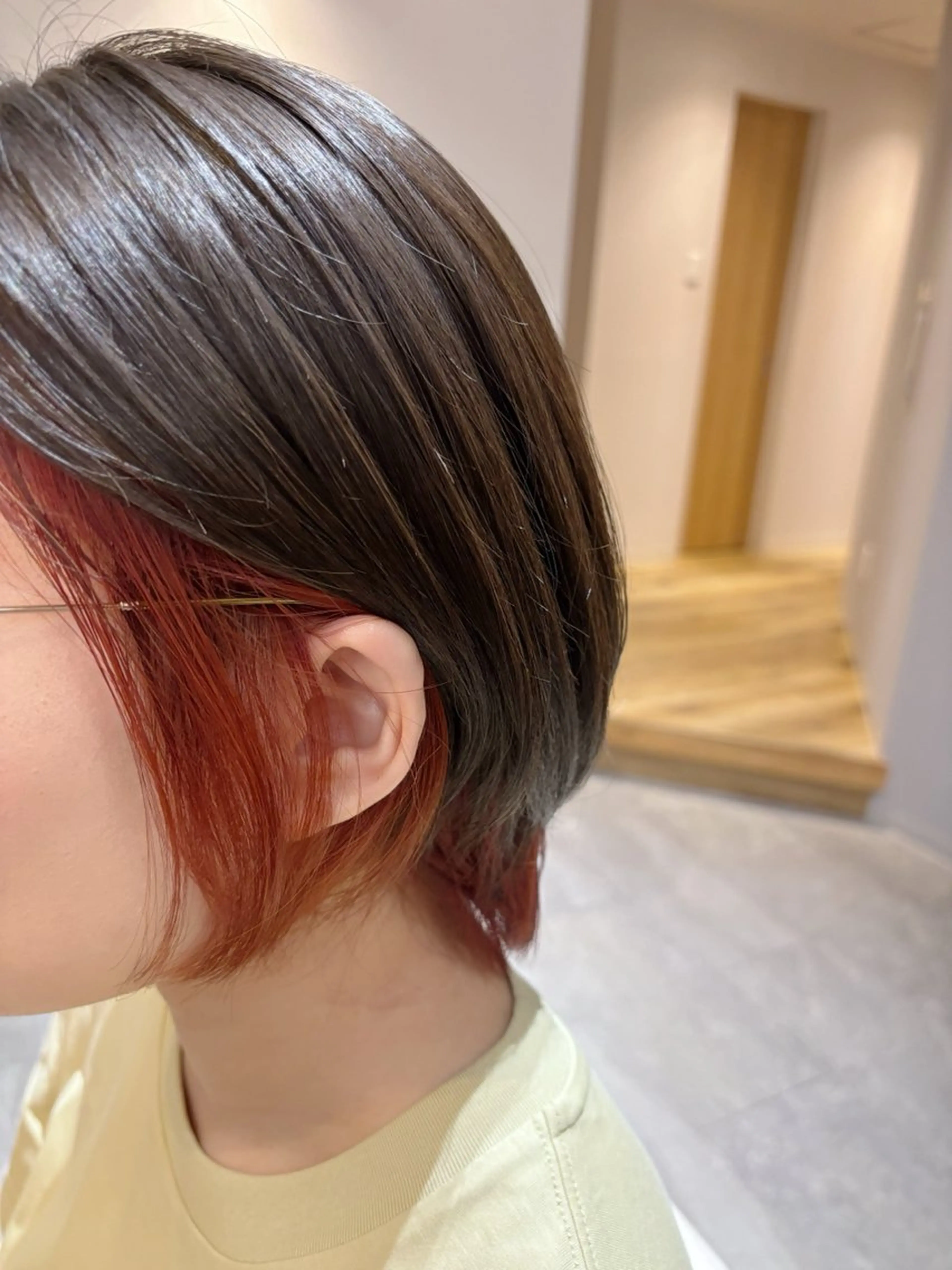 インナーカラーのみ（ブリーチ込み）👱🏻‍♀️💘の写真