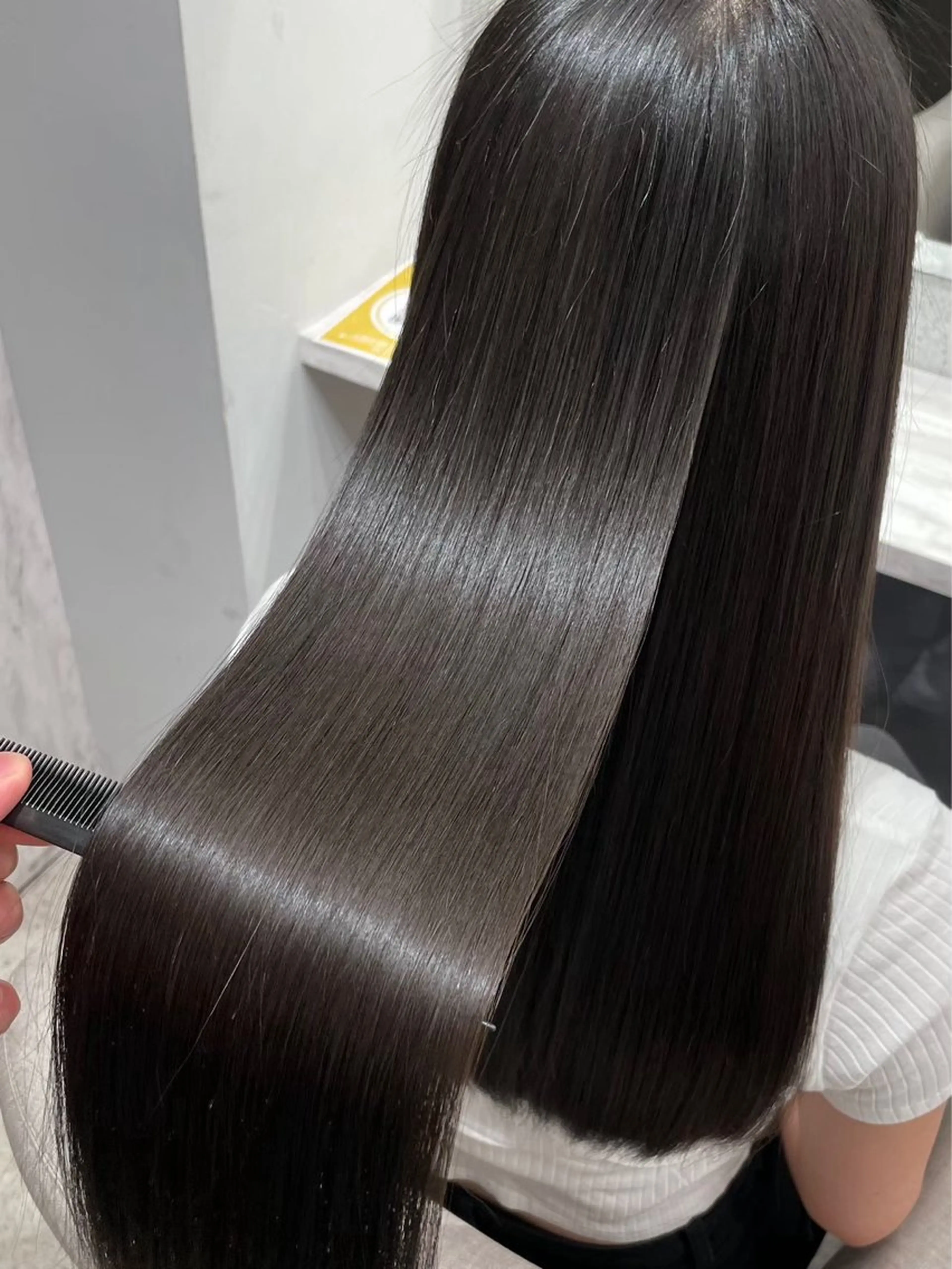 ロング りきと🦋河原町 縮毛矯正/艶カラーのヘアスタイル