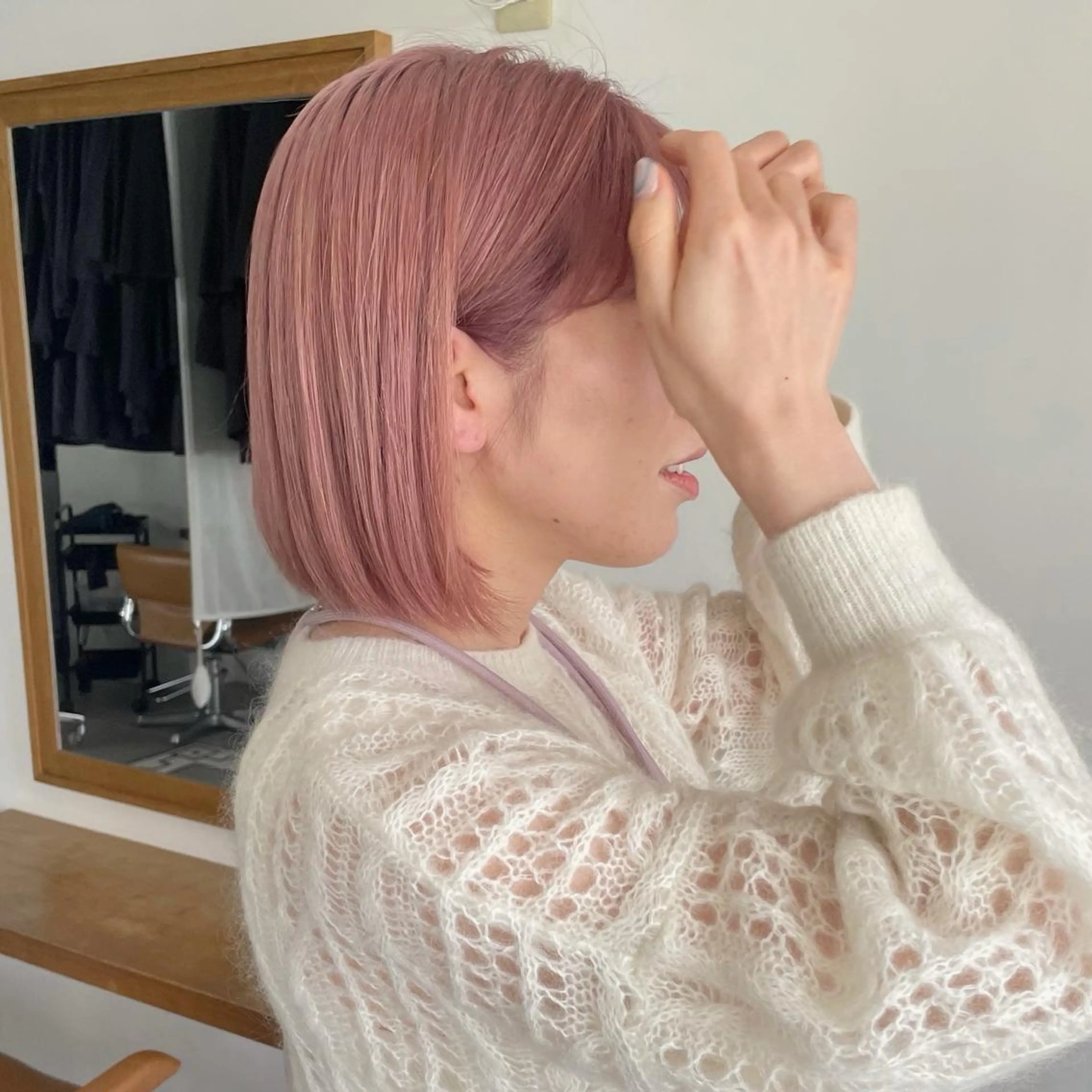 【ケアブリーチ使用✨】カット+ケアブリーチ+カラー+トリートメント⭐️レイヤー、暖色、韓国ヘアお任せくださいの写真