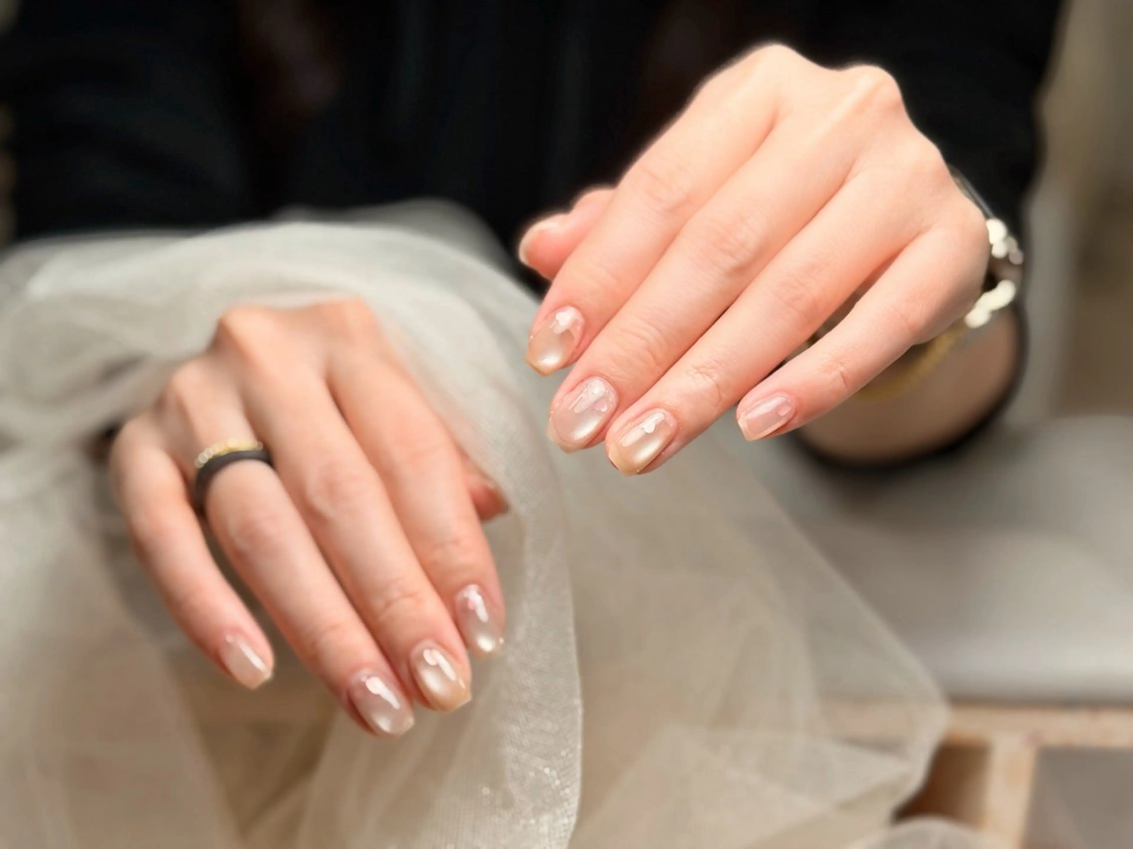 ネイル マグネットネイル ハンドネイル Maggie nailクロのネイルデザイン