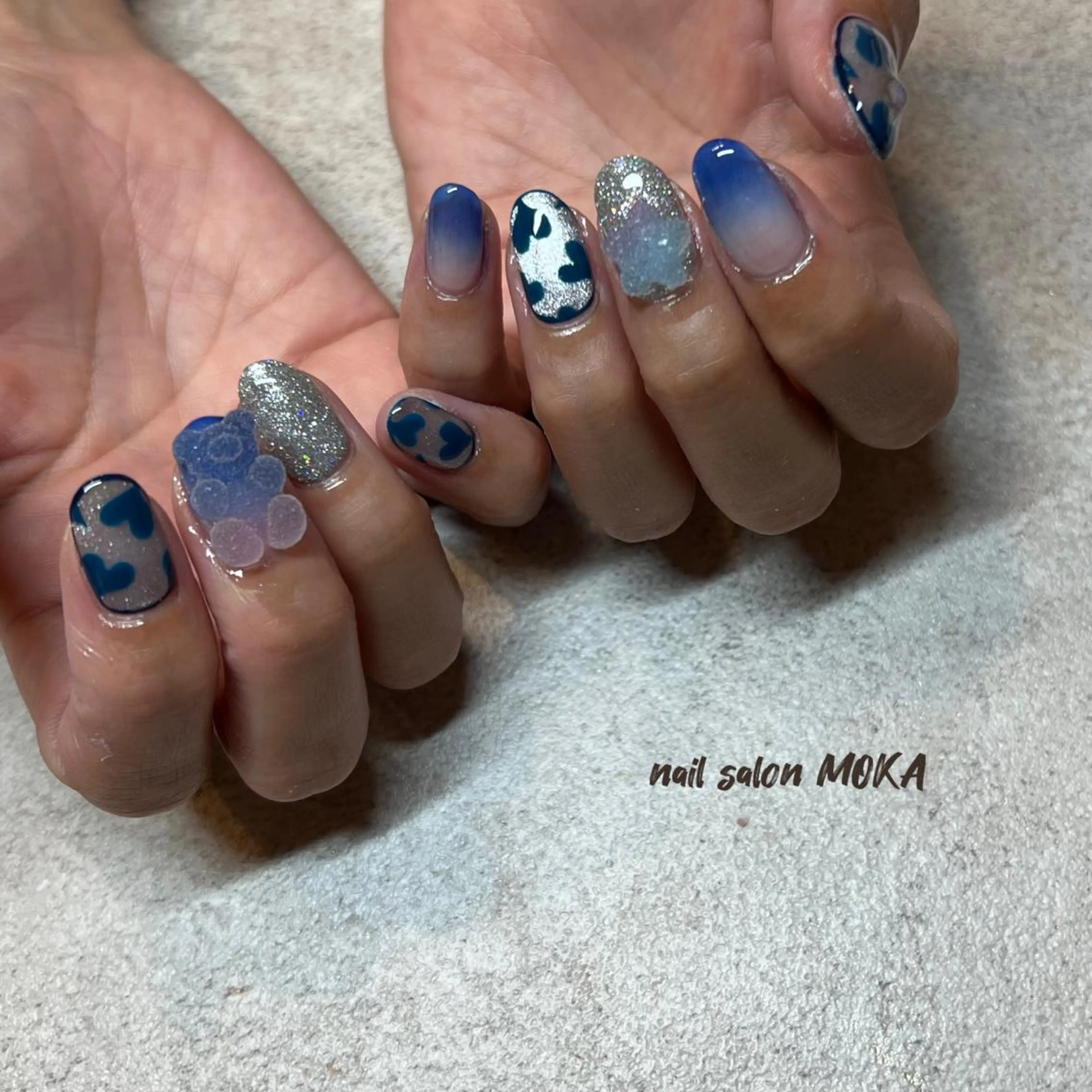 ネイル ハート nail. MOKAのネイルデザイン