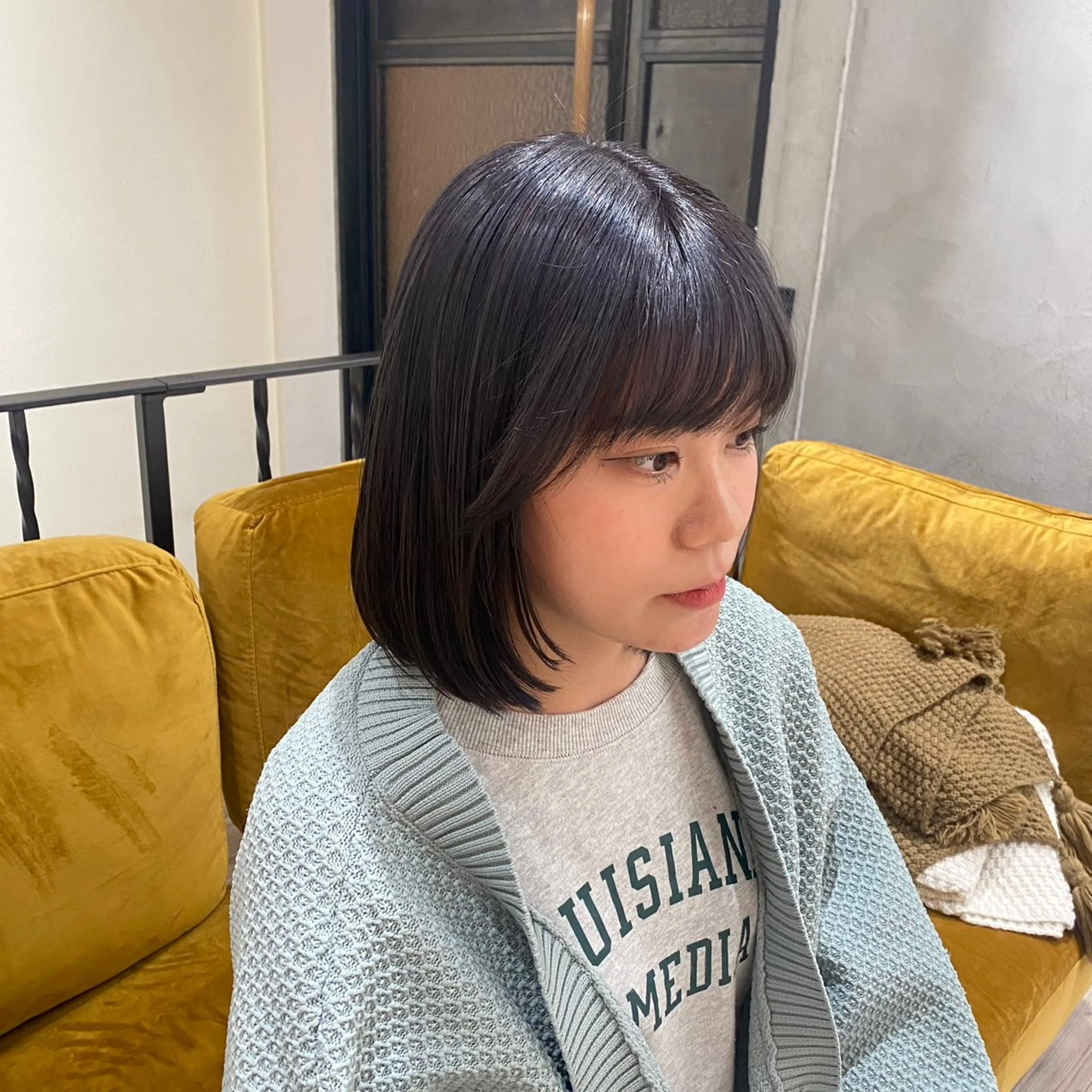 ミディアム 美髪矯正/髪質改善 🫧山﨑　真歩🫧のヘアスタイル